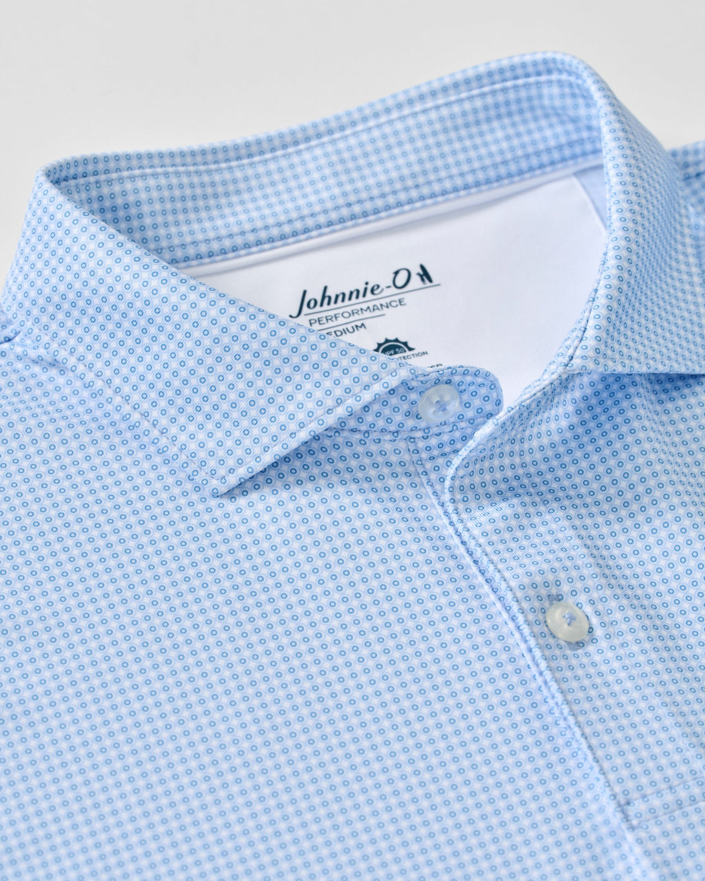 Johnnie-O Performance Jersey Polo - Dot Neat