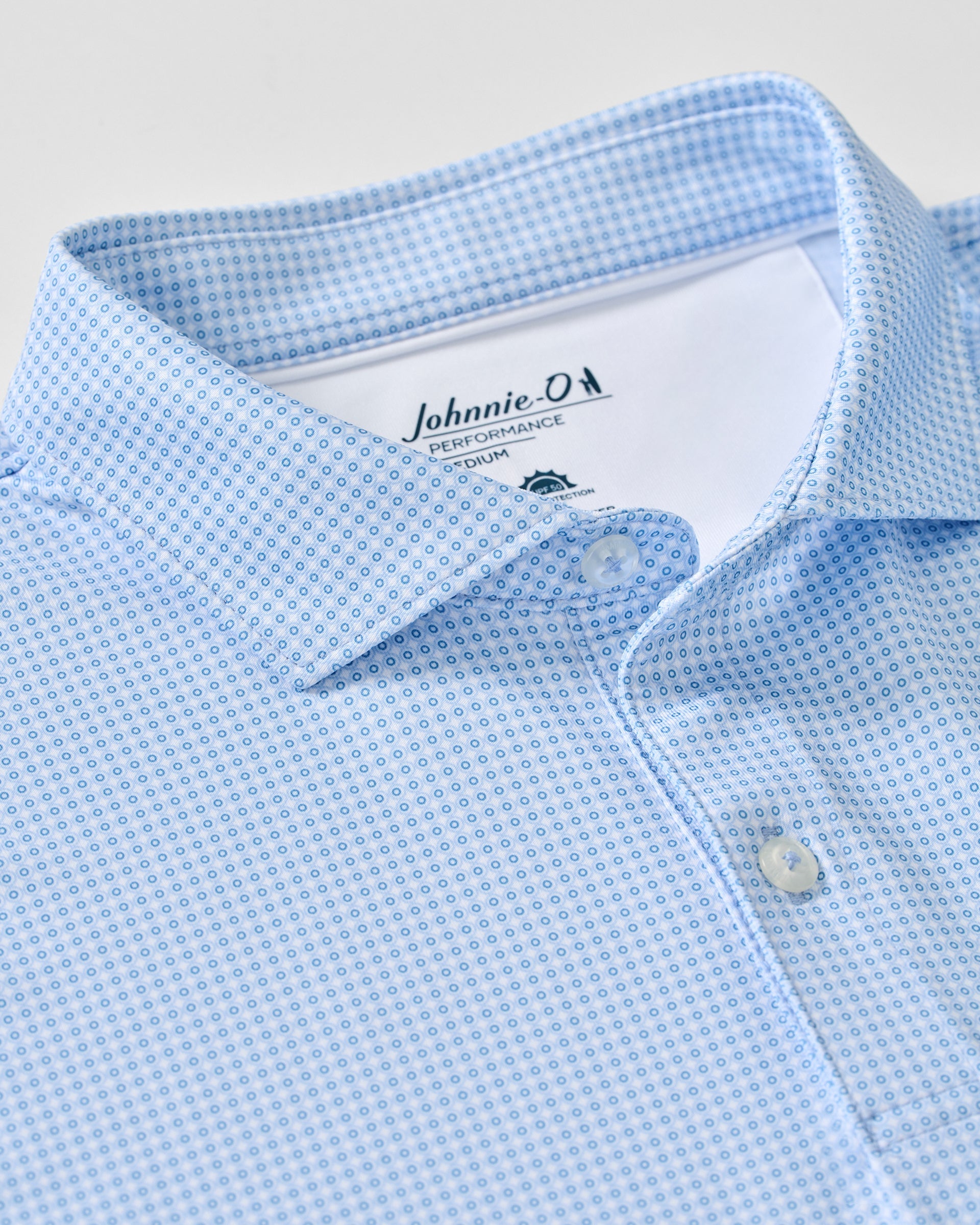 Johnnie-O Performance Jersey Polo - Dot Neat