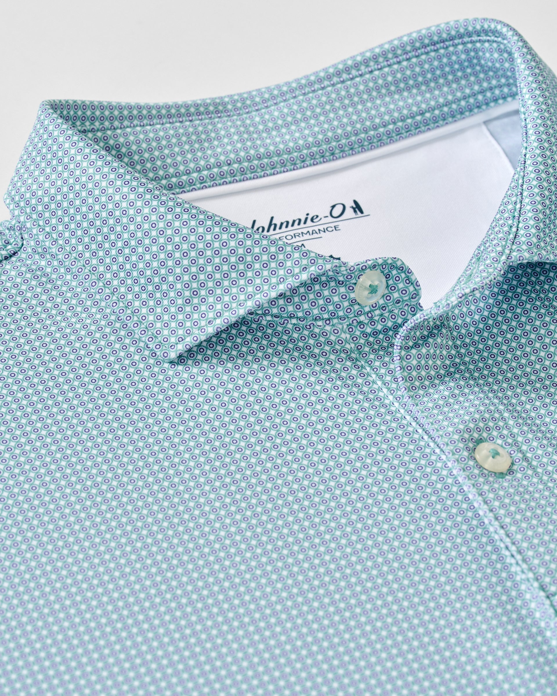 Johnnie-O Performance Jersey Polo - Dot Neat