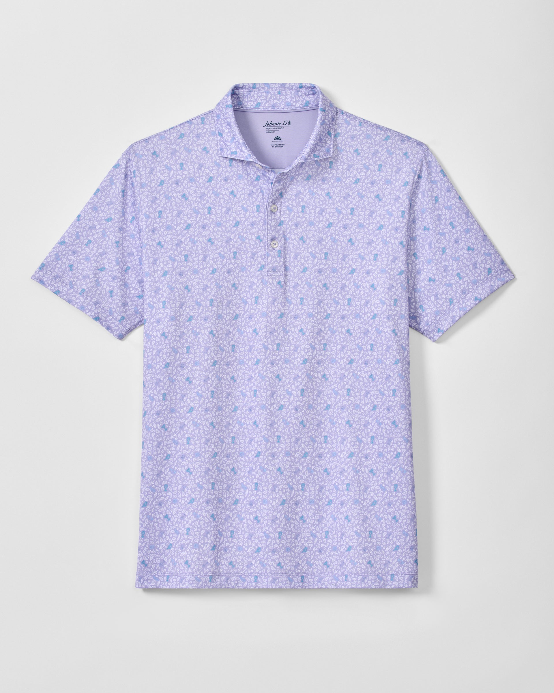 Johnnie-O Performance Jersey Polo - Island Cocktail