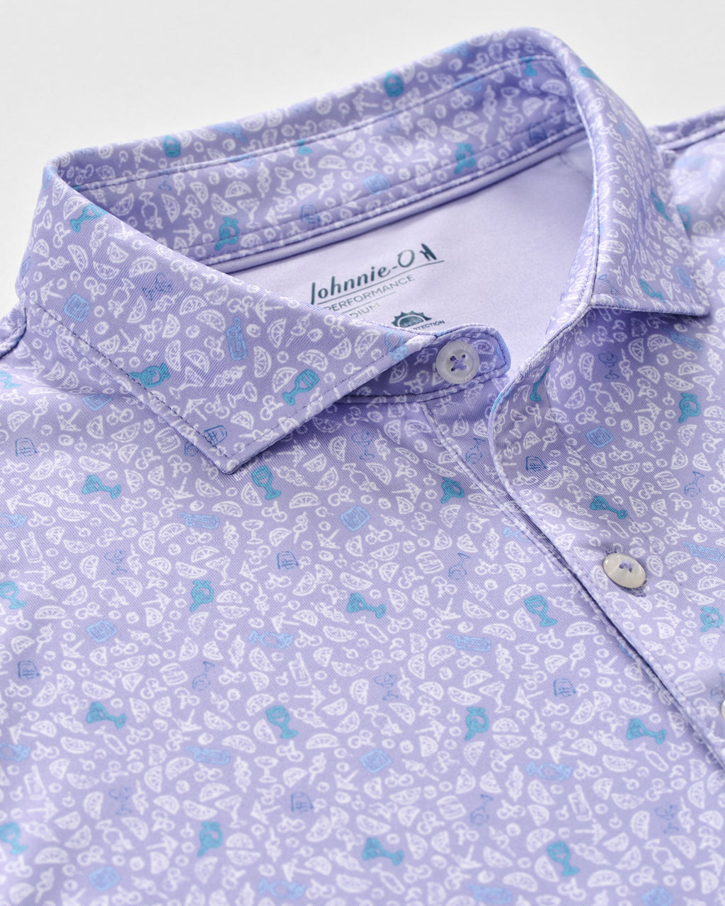 Johnnie-O Performance Jersey Polo - Island Cocktail