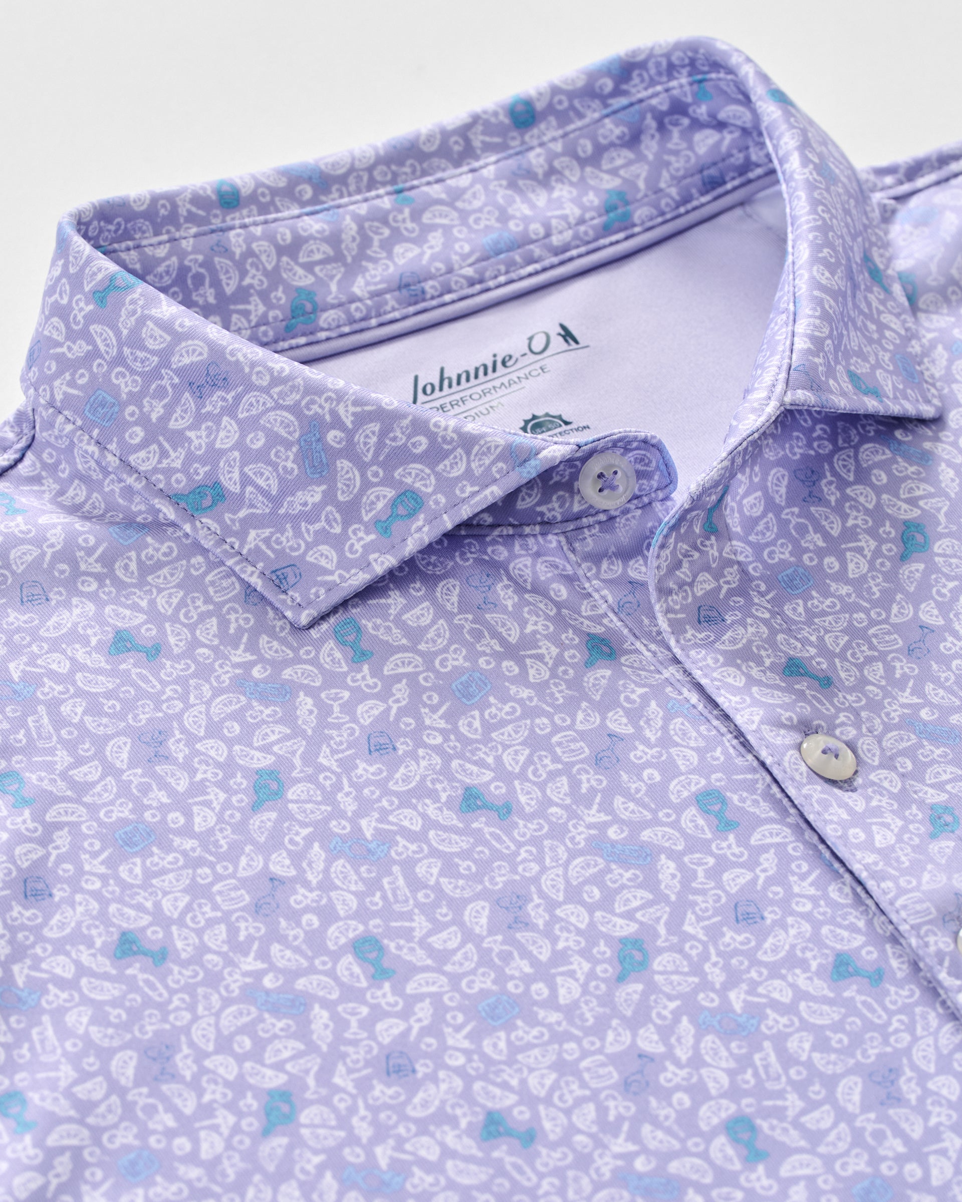 Johnnie-O Performance Jersey Polo - Island Cocktail