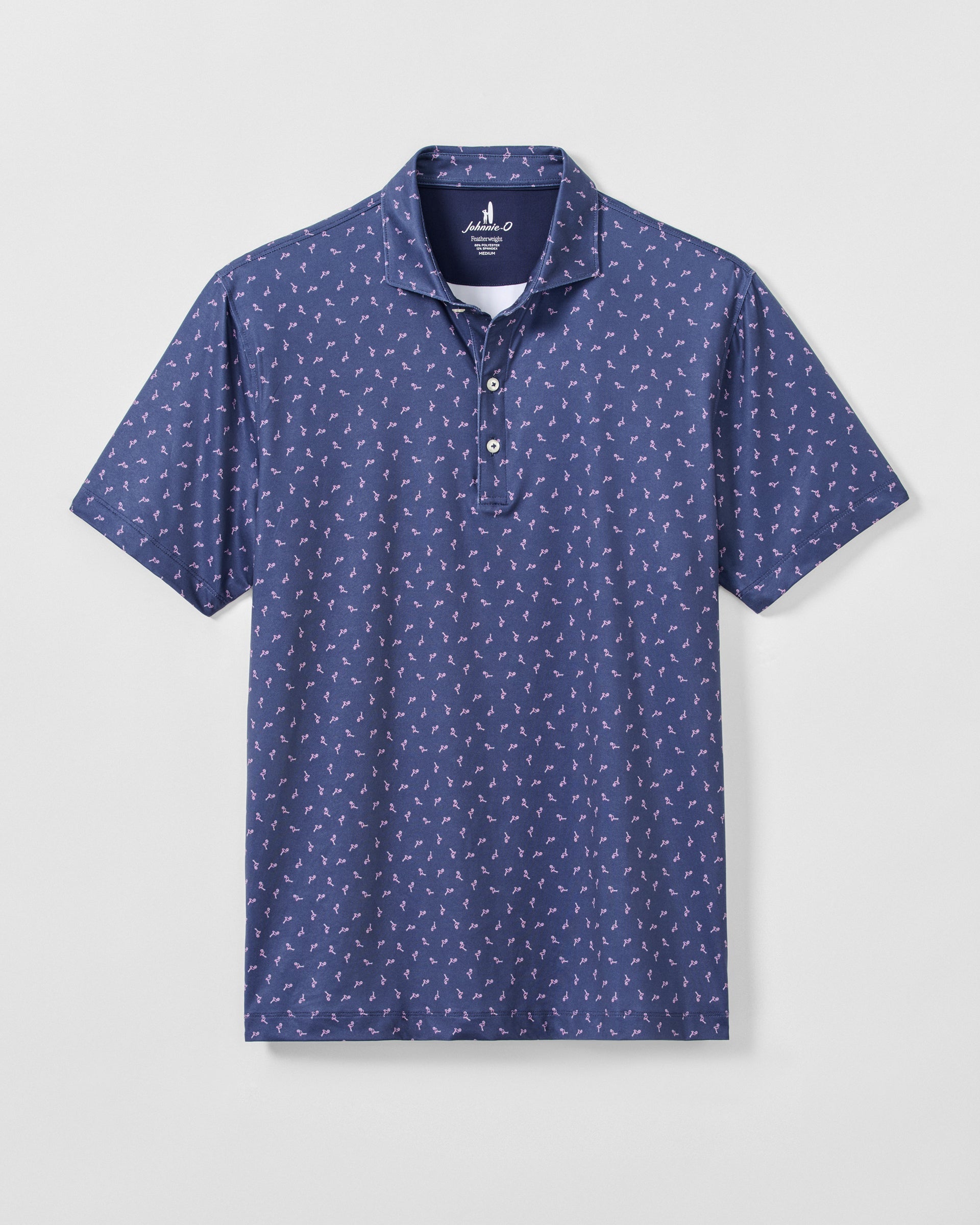 Johnnie-O Featherweight Performance Polo  - Neon 'Mingo
