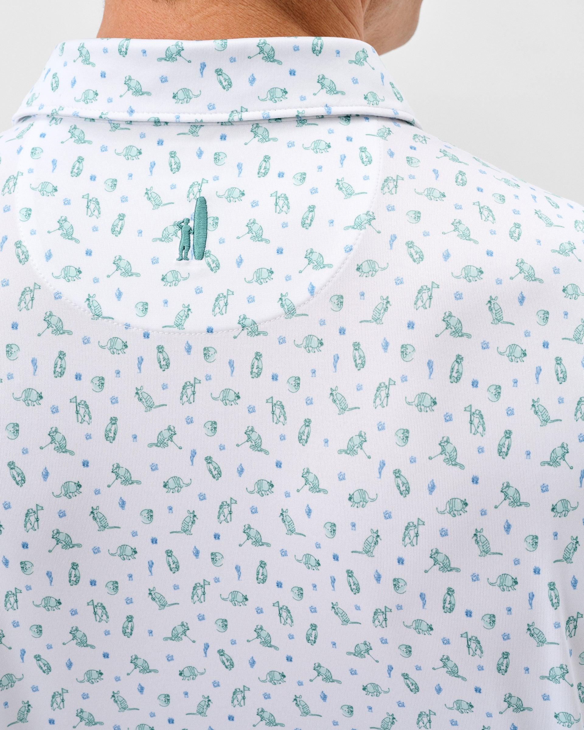 Johnnie-O Performance Jersey Polo - Armadillo