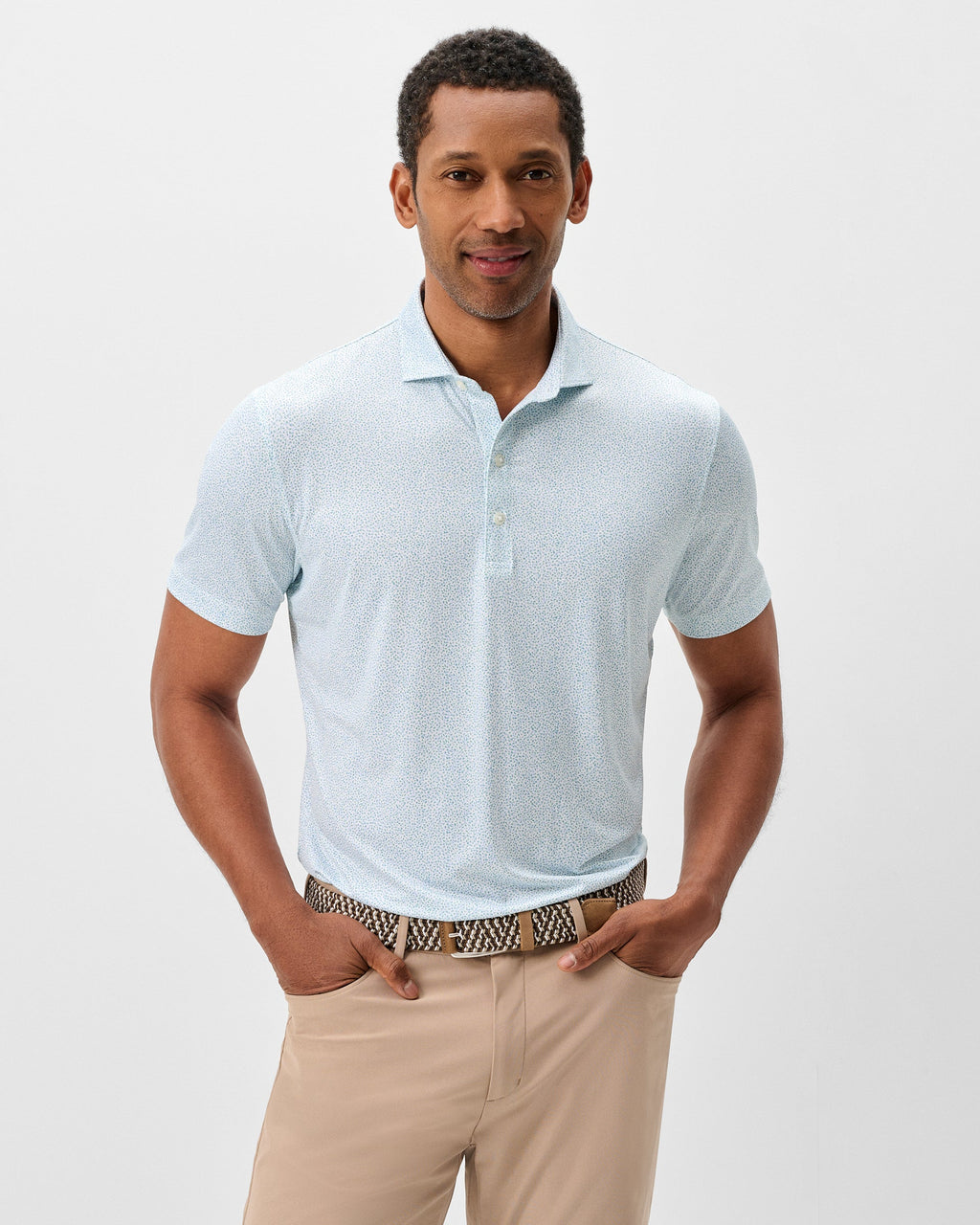 Johnnie-O Performance Jersey Polo - Autumn Neat