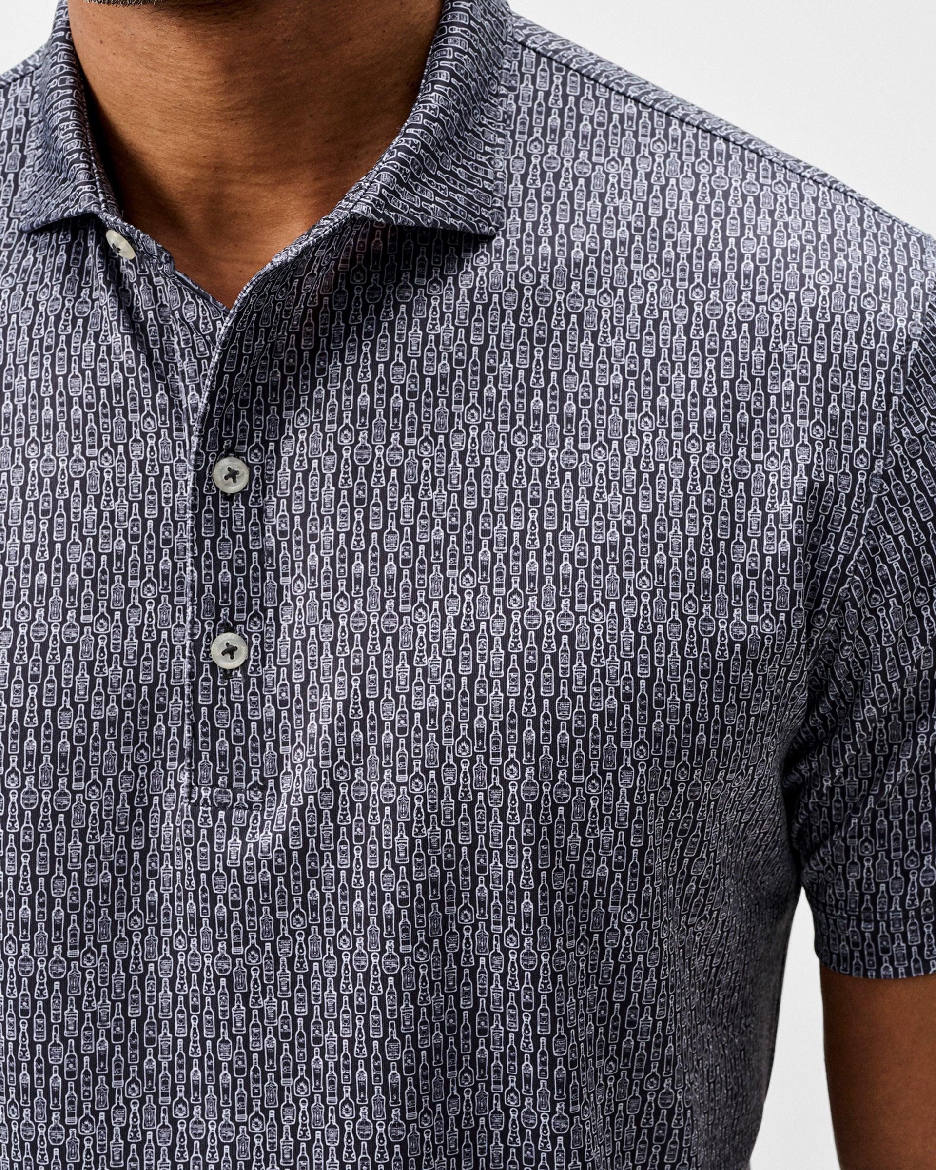 Johnnie-O Performance Jersey Polo - Bars Open