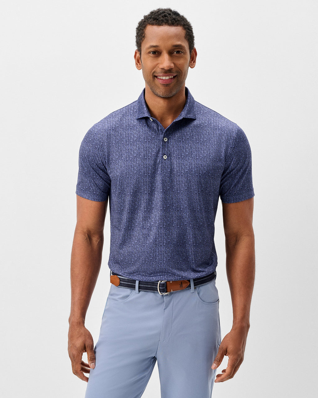 Johnnie-O Performance Jersey Polo - Bars Open