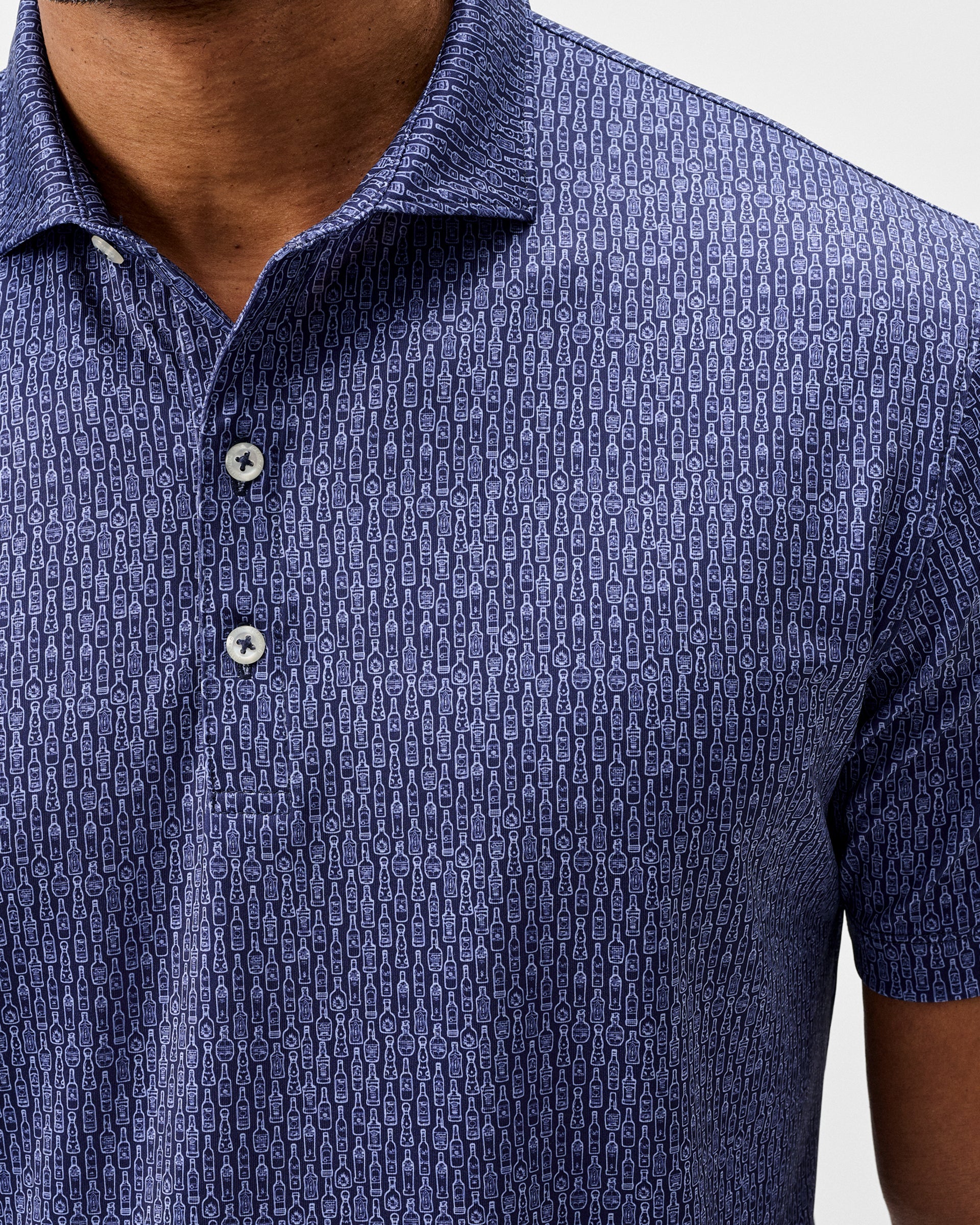 Johnnie-O Performance Jersey Polo - Bars Open