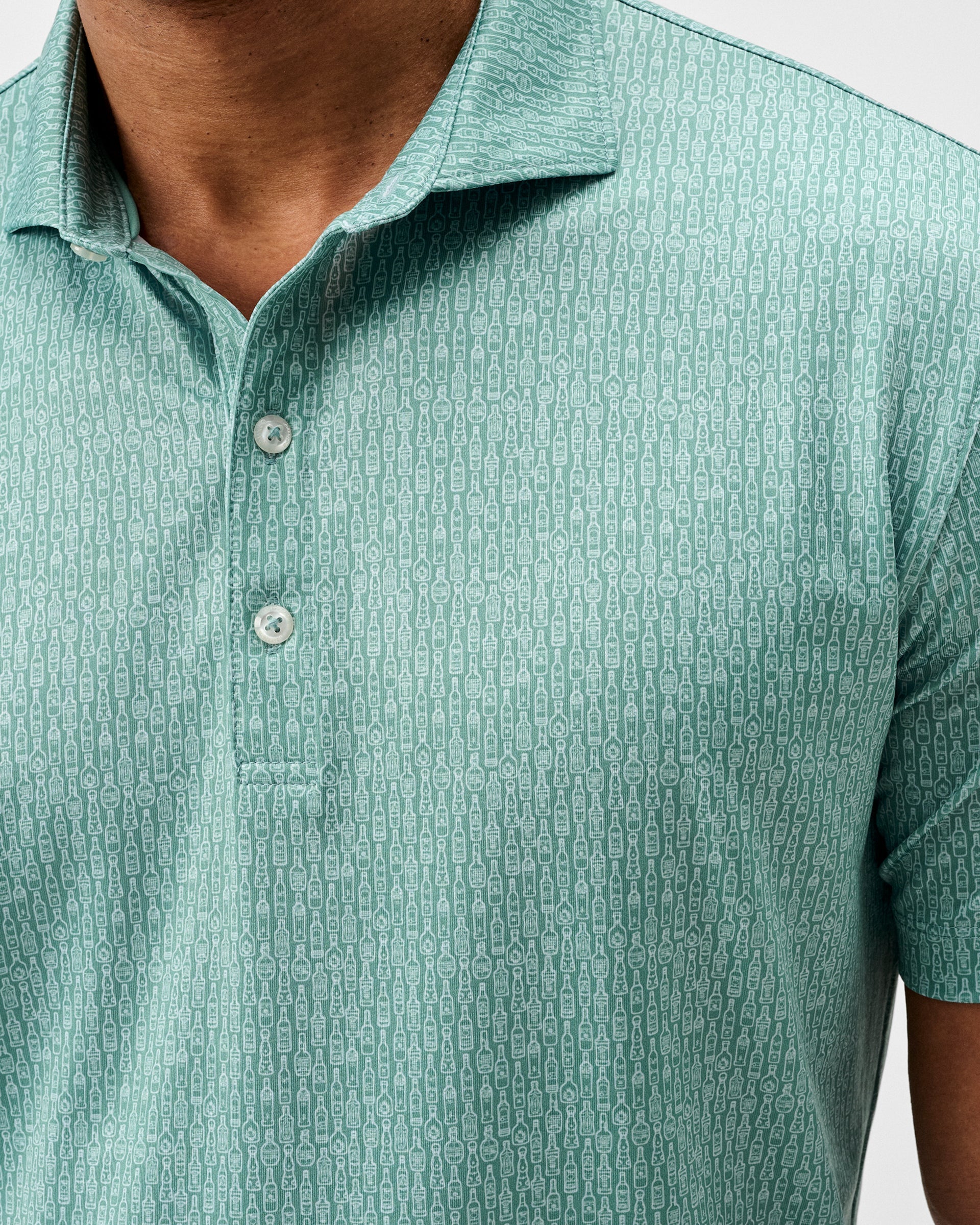 Johnnie-O Performance Jersey Polo - Bars Open