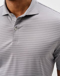 Johnnie-O Performance Jersey Polo - Beau Stripe, Thunder