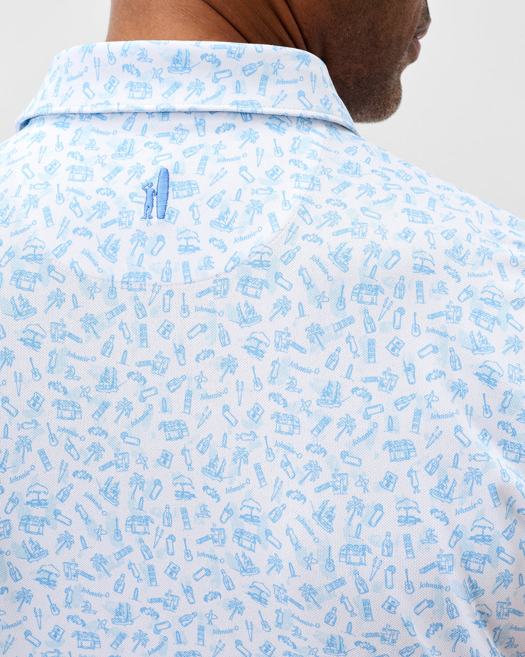 Johnnie-O Performance Mesh Polo - Cabo Breaks