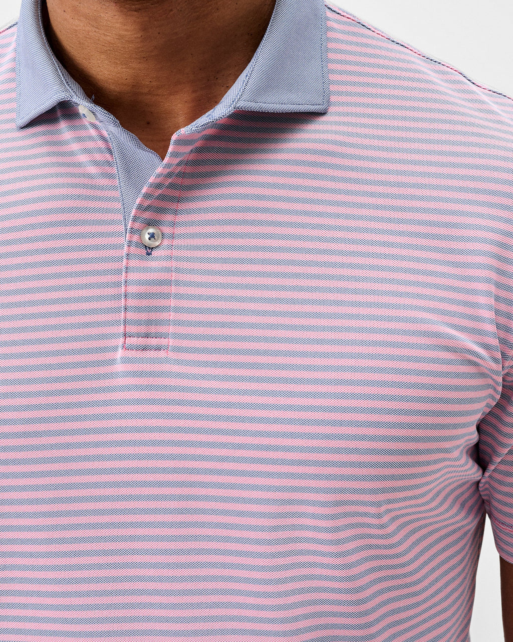 Johnnie-O Performance Mesh Polo - Cruz Solid Collar