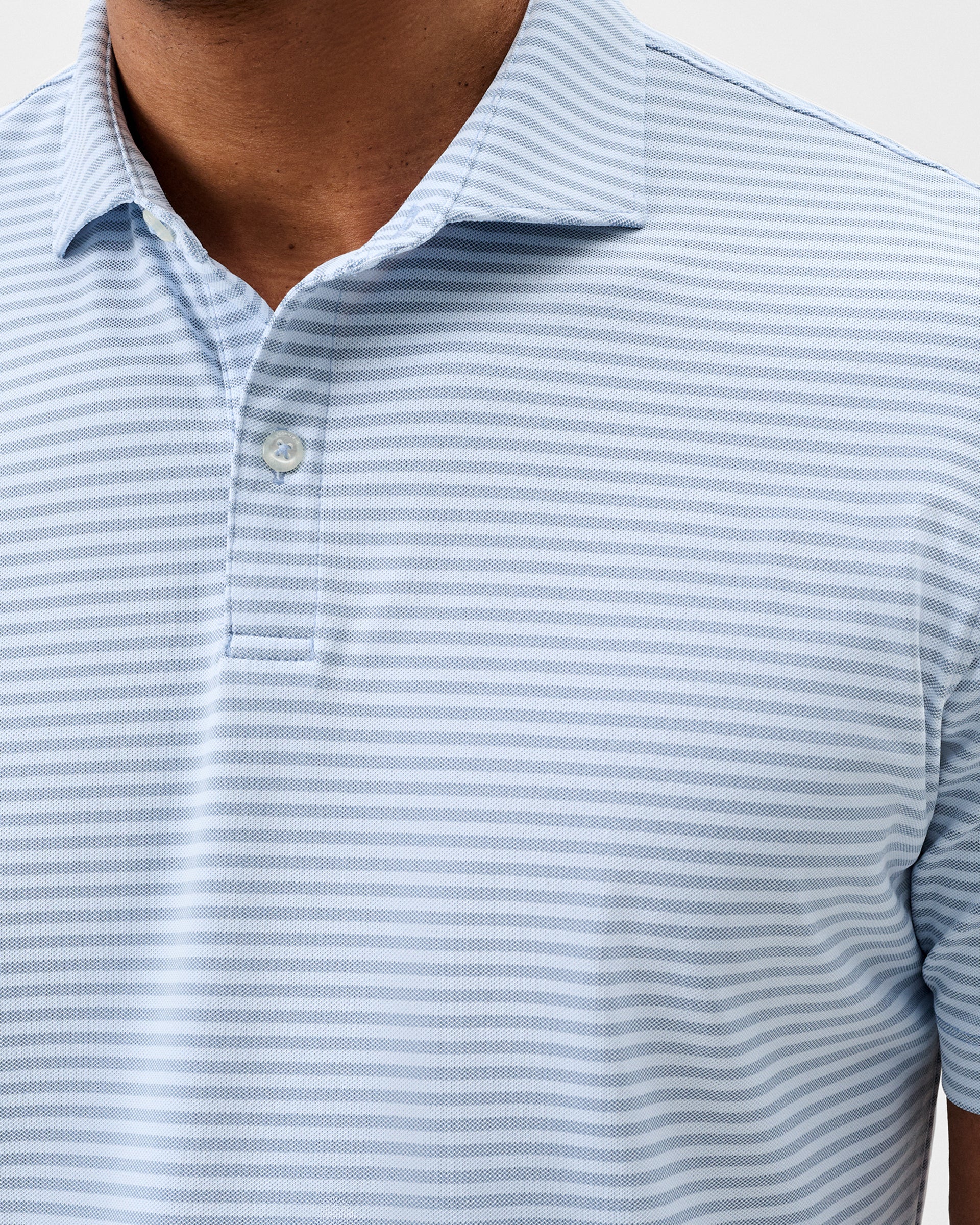 Johnnie-O Performance Mesh Polo - Cruz Stripe