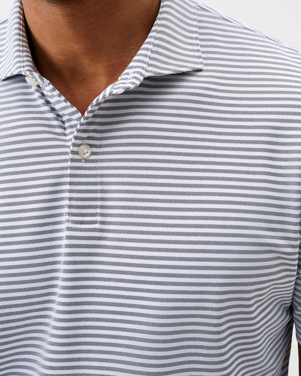 Johnnie-O Performance Mesh Polo - Cruz Stripe