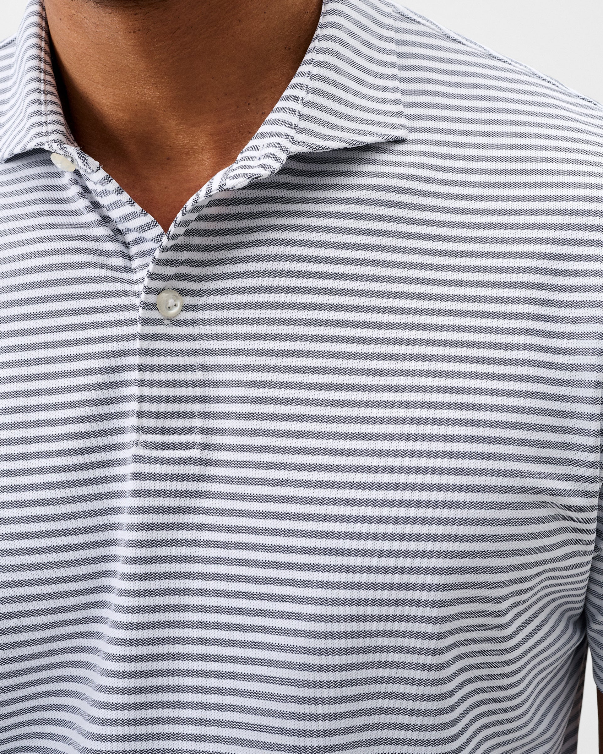 Johnnie-O Performance Mesh Polo - Cruz Stripe