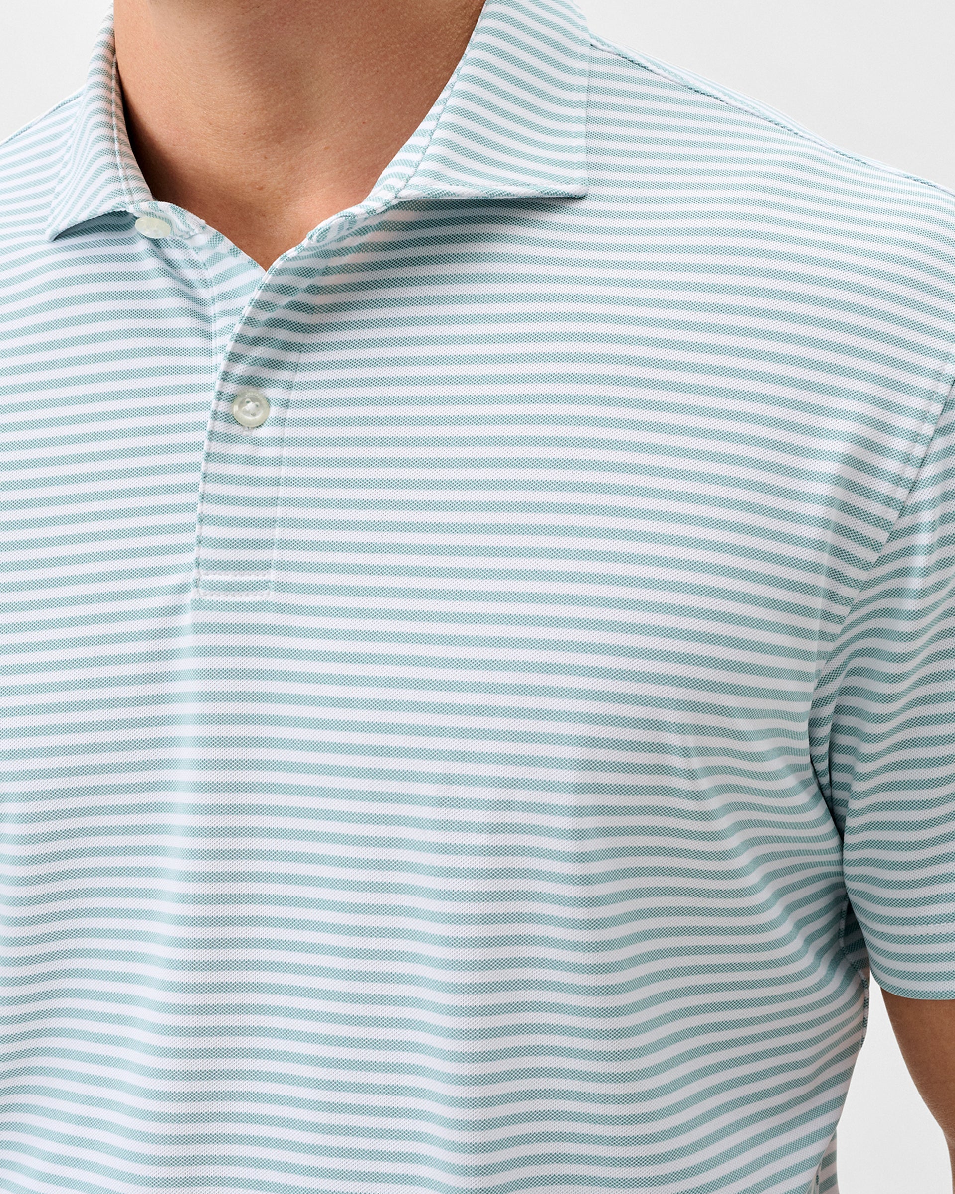 Johnnie-O Performance Mesh Polo - Cruz Stripe