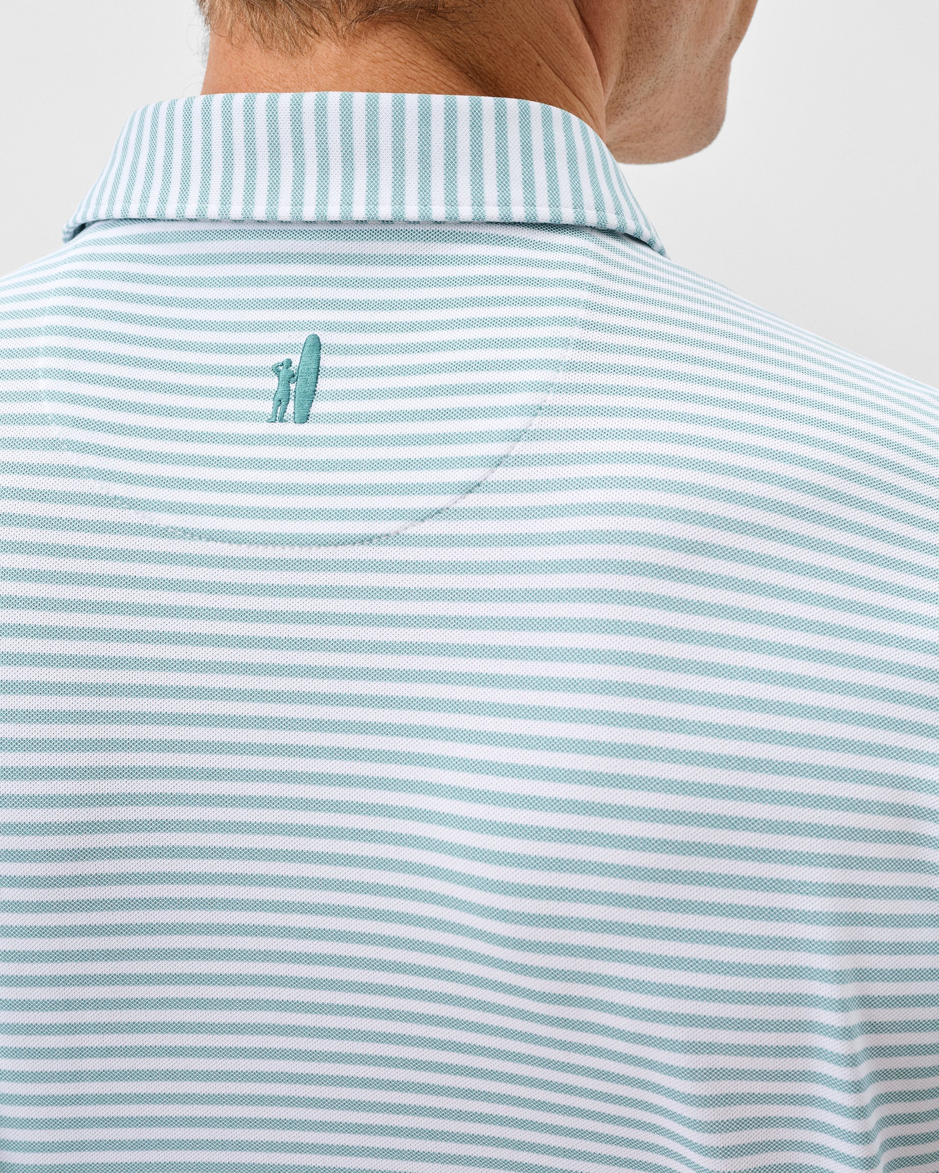 Johnnie-O Performance Mesh Polo - Cruz Stripe