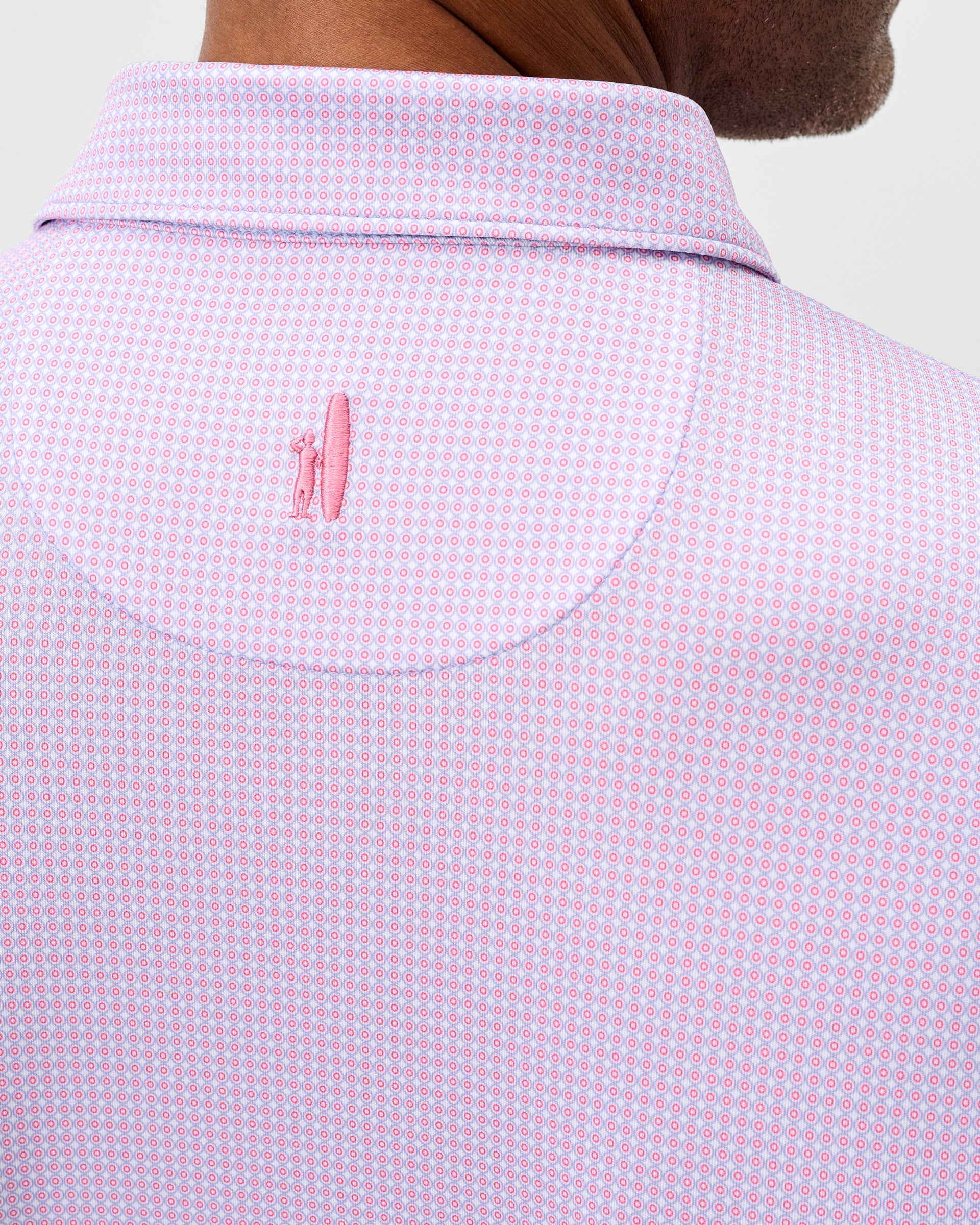 Johnnie-O Performance Jersey Polo - Dot Neat
