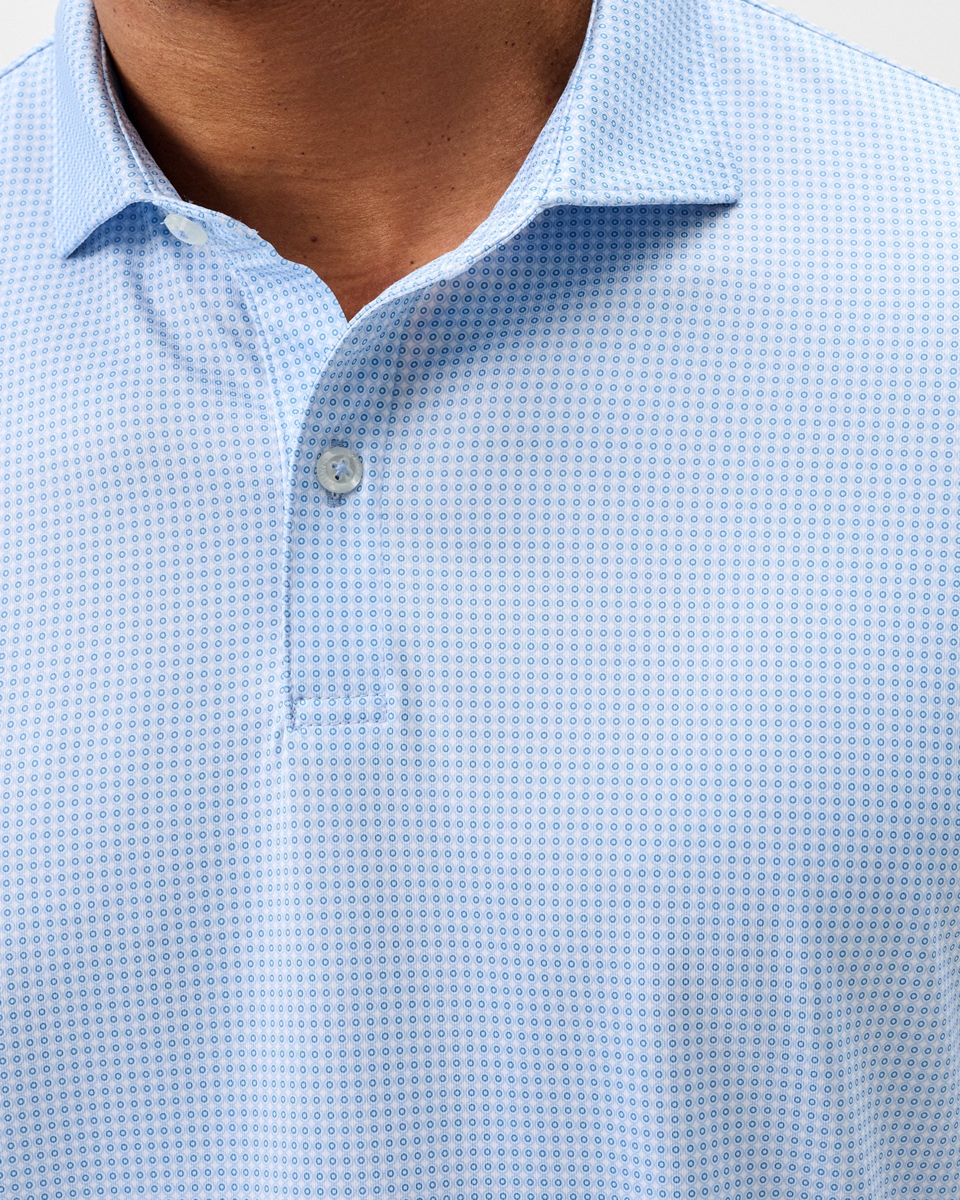 Johnnie-O Performance Jersey Polo - Dot Neat