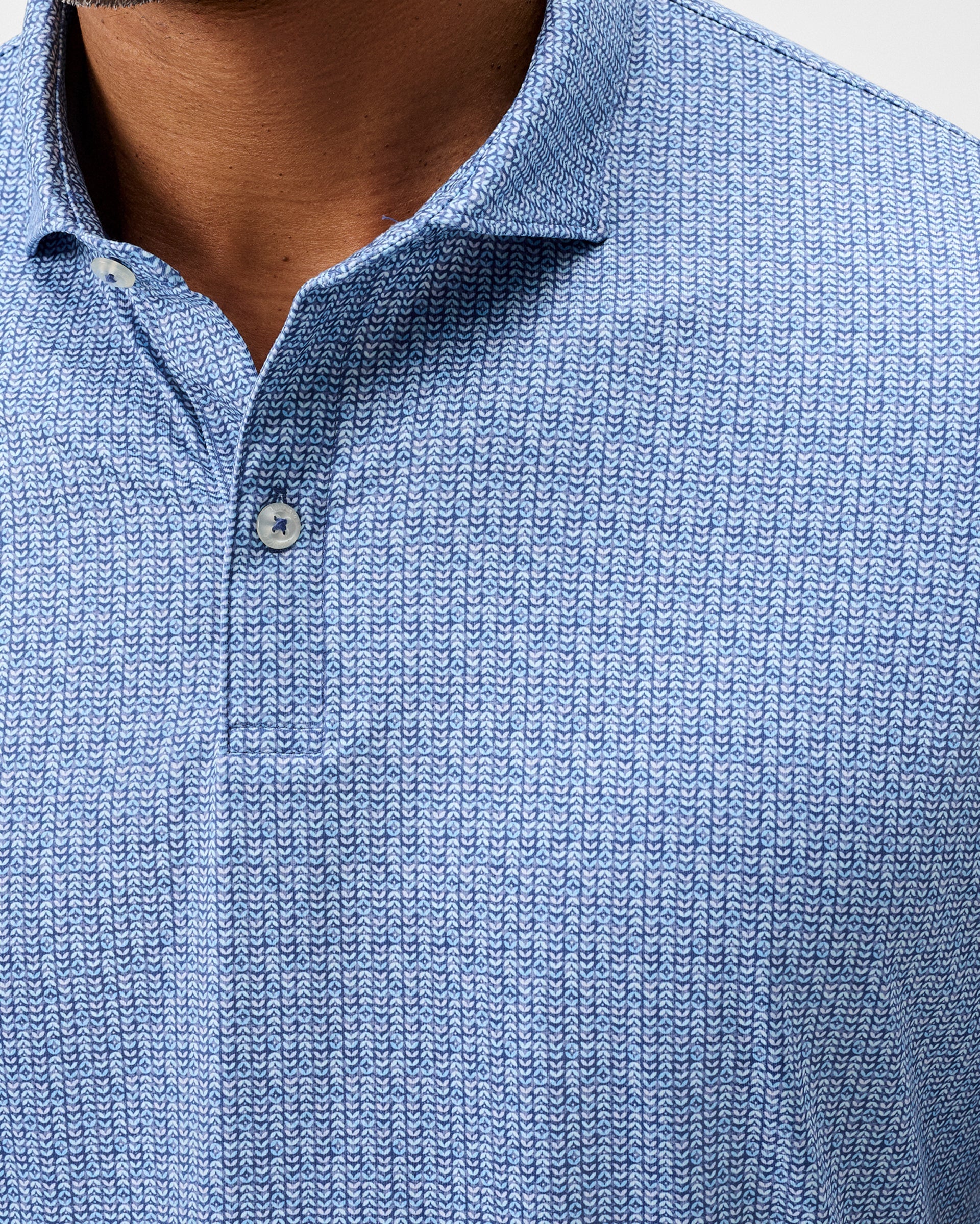 Johnnie-O Performance Featherweight Polo - Fall Flower