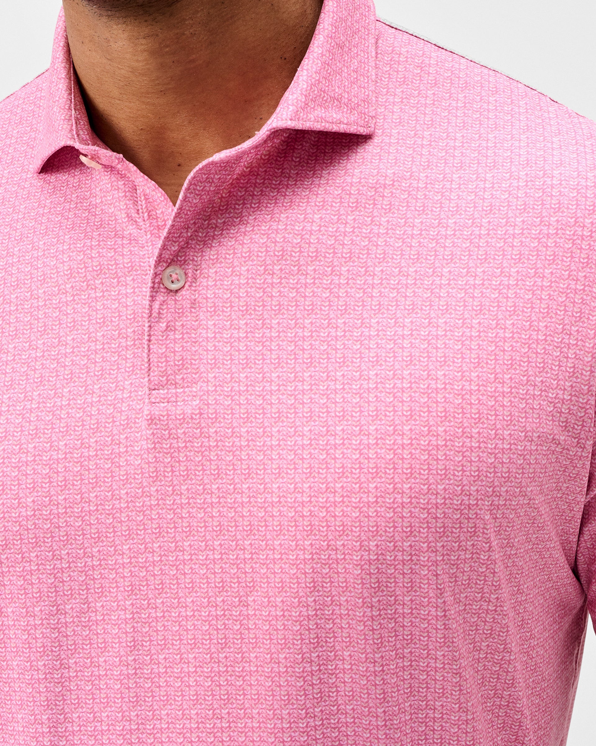 Johnnie-O Featherweight Performance Polo - Fall Flower