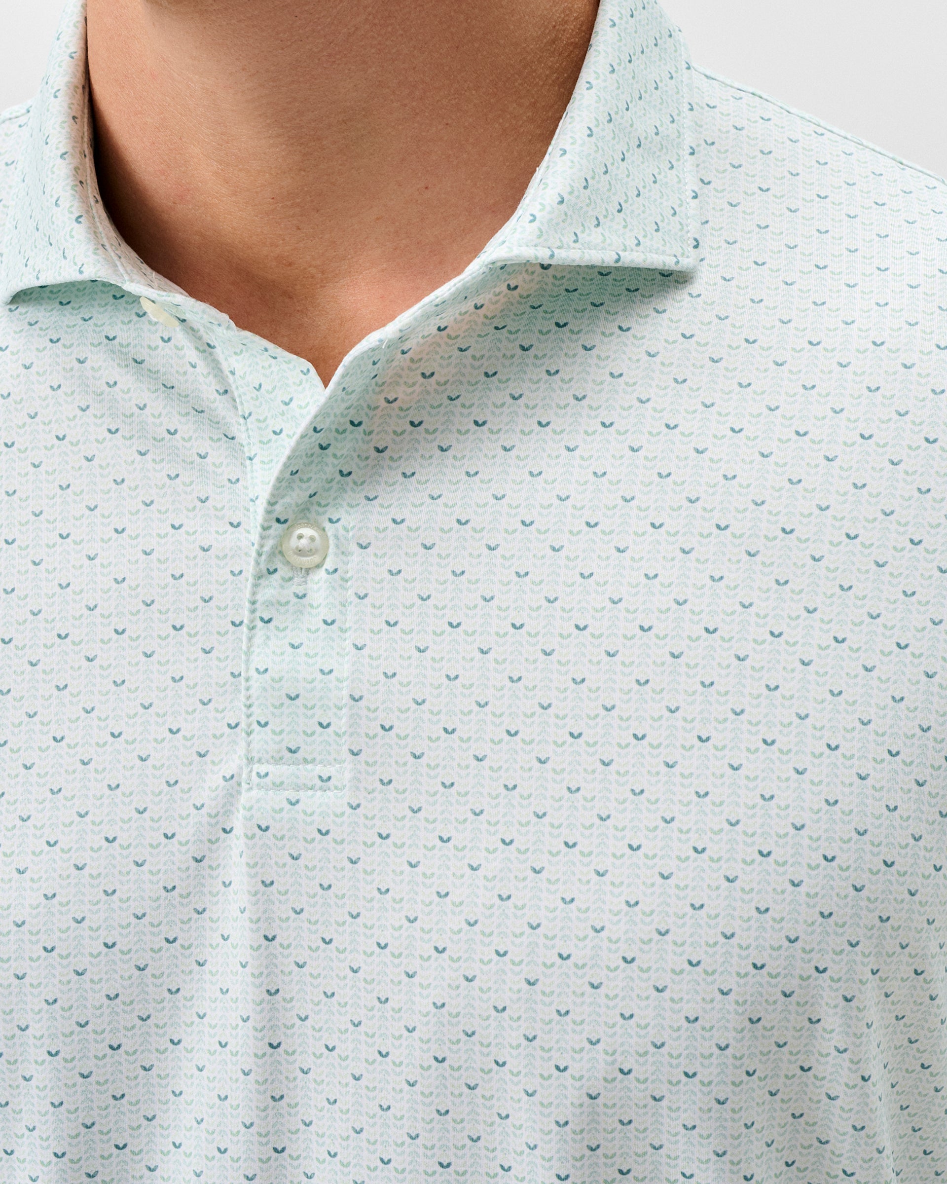 Johnnie-O Performance Featherweight Polo - Fall Flower