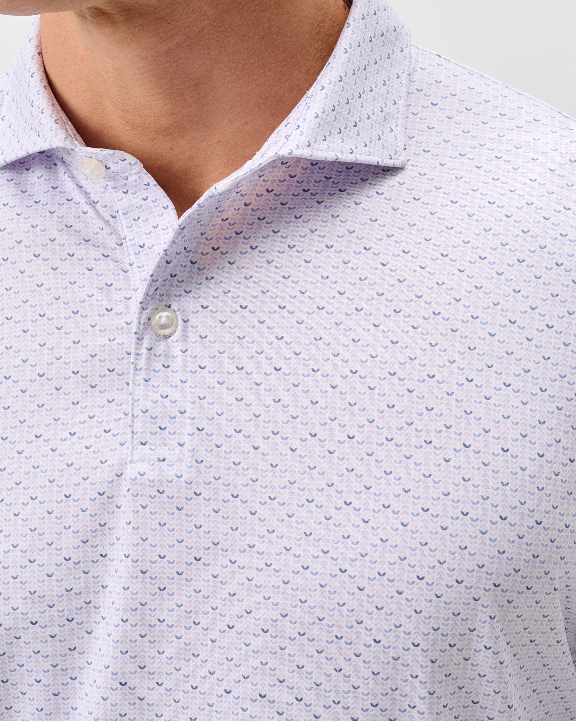 Johnnie-O Performance Featherweight Polo - Fall Flower