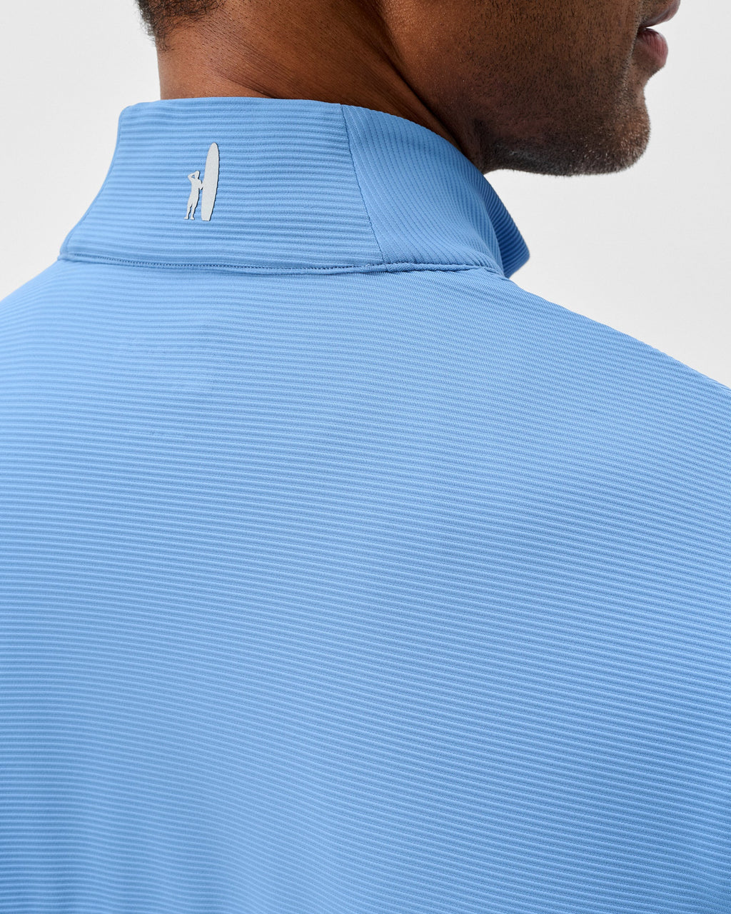 Johnnie-O Hoppin Ribbed Knit Performance 1/4 Zip Pullover