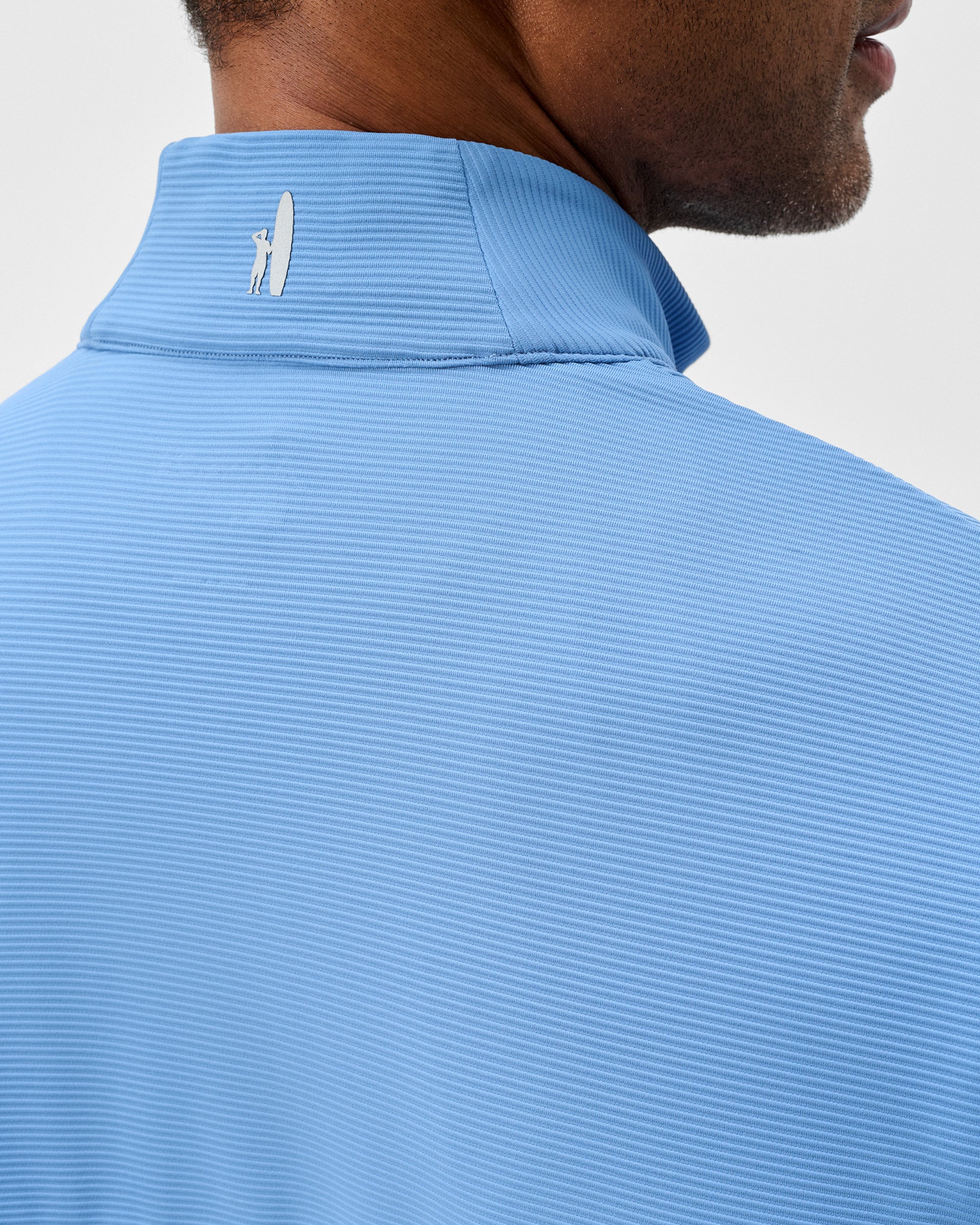 Johnnie-O Hoppin Ribbed Knit Performance 1/4 Zip Pullover