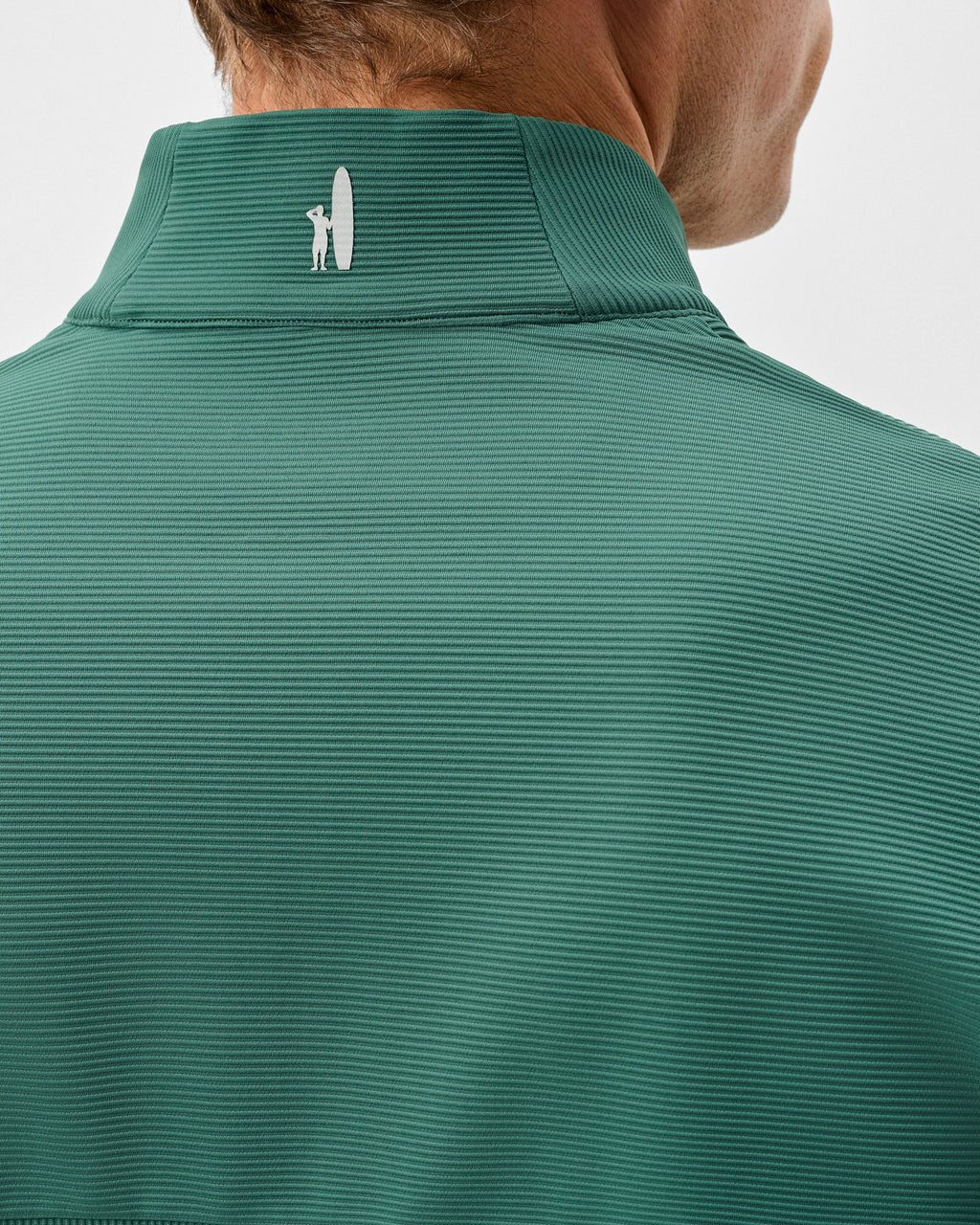 Johnnie-O Hoppin Ribbed Knit Performance 1/4 Zip Pullover
