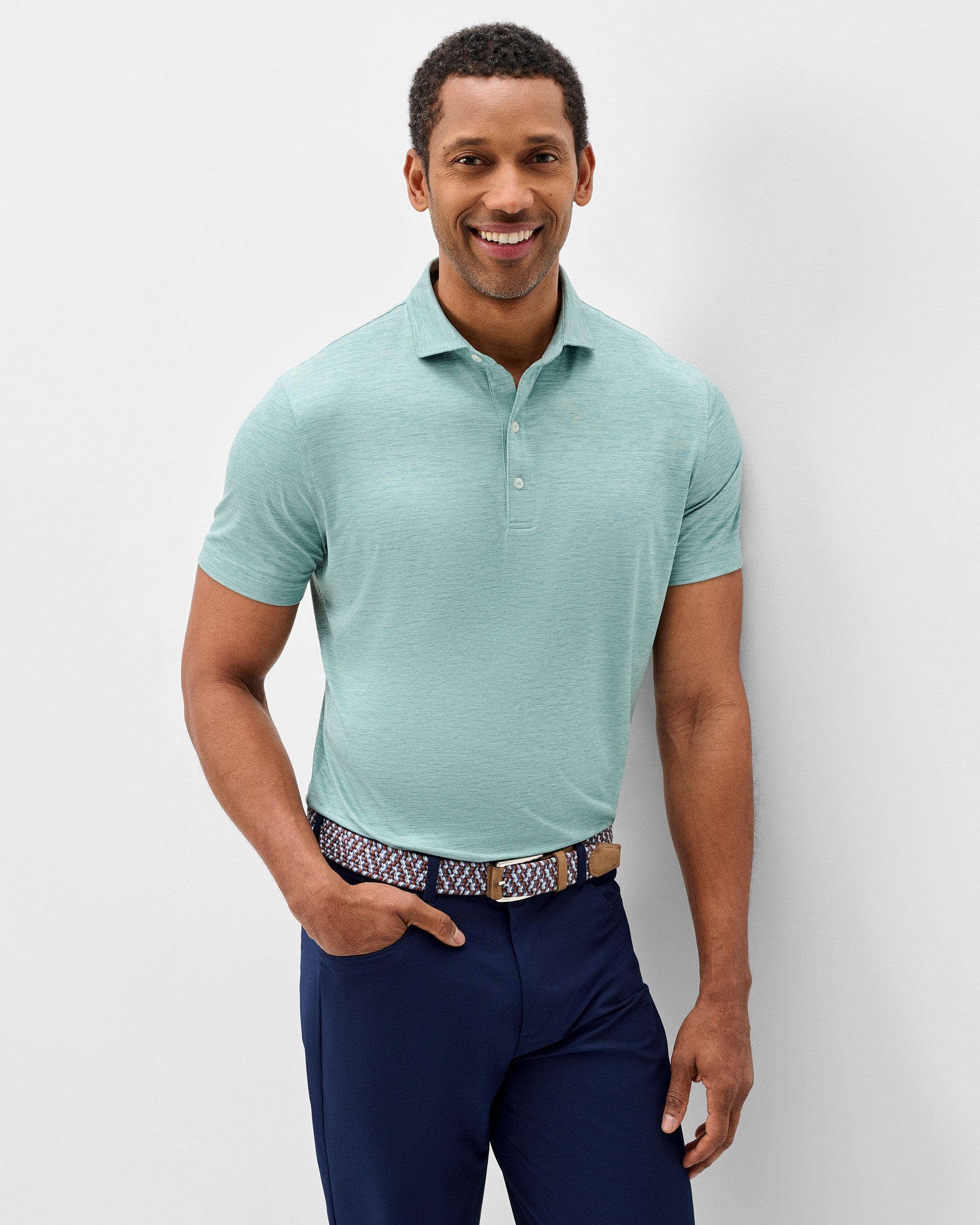 Johnnie-O Performance Featherweight Polo - Huronn