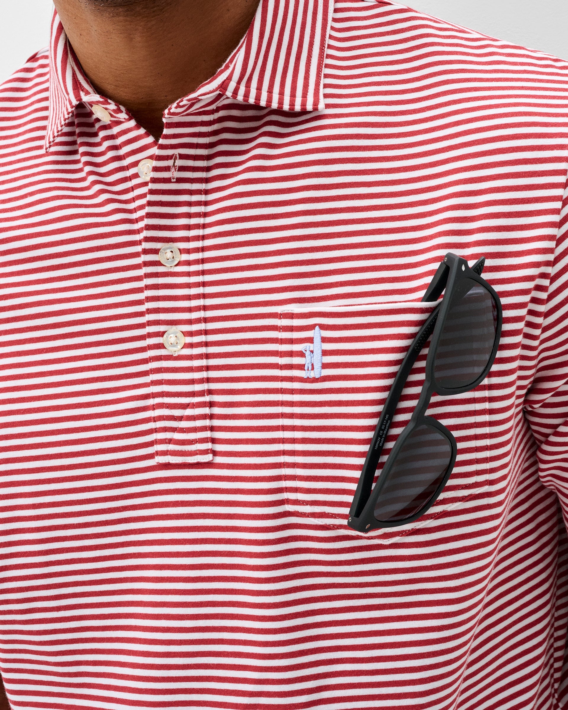 Johnnie-O Original 4-Button Polo - Jacks Stripe