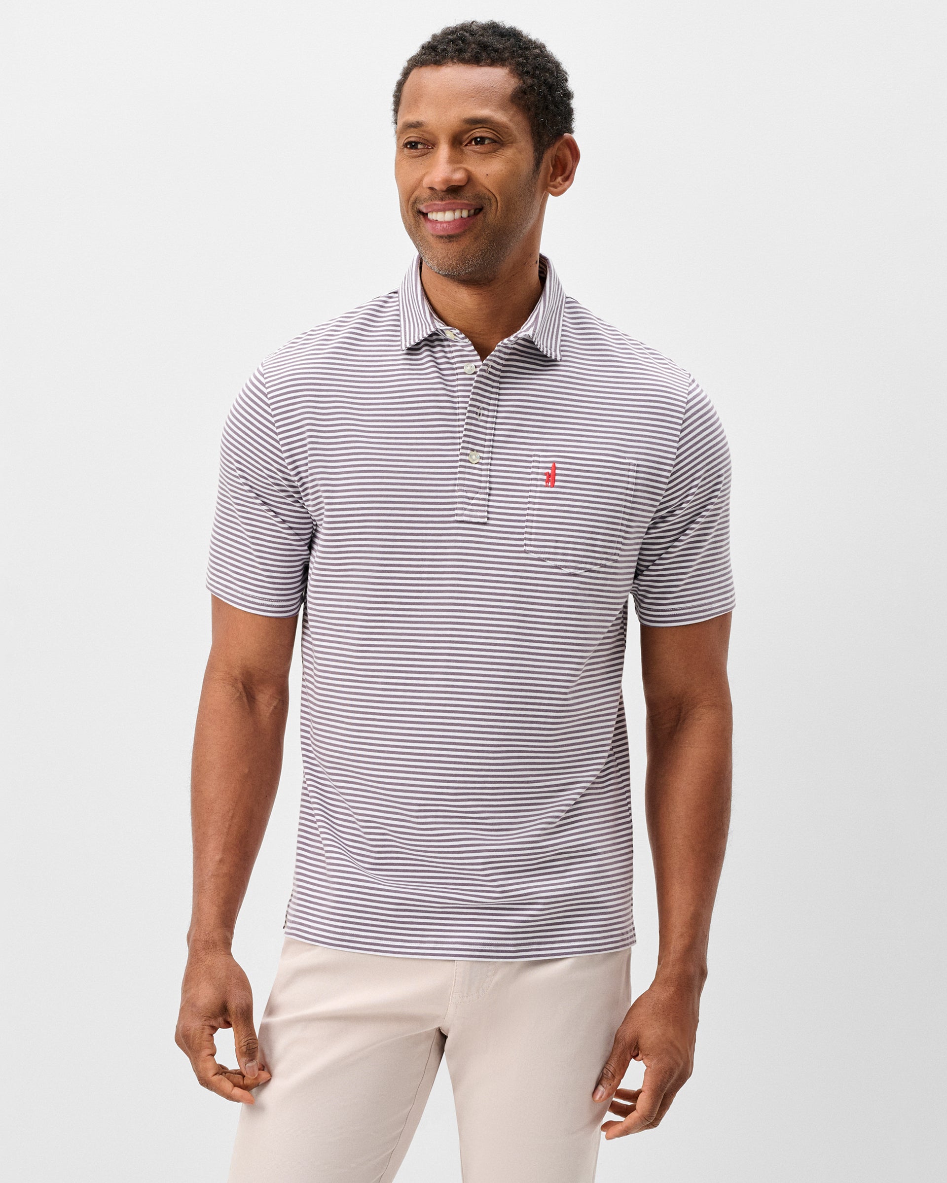 Johnnie-O Original 4-Button Polo - Jacks Stripe