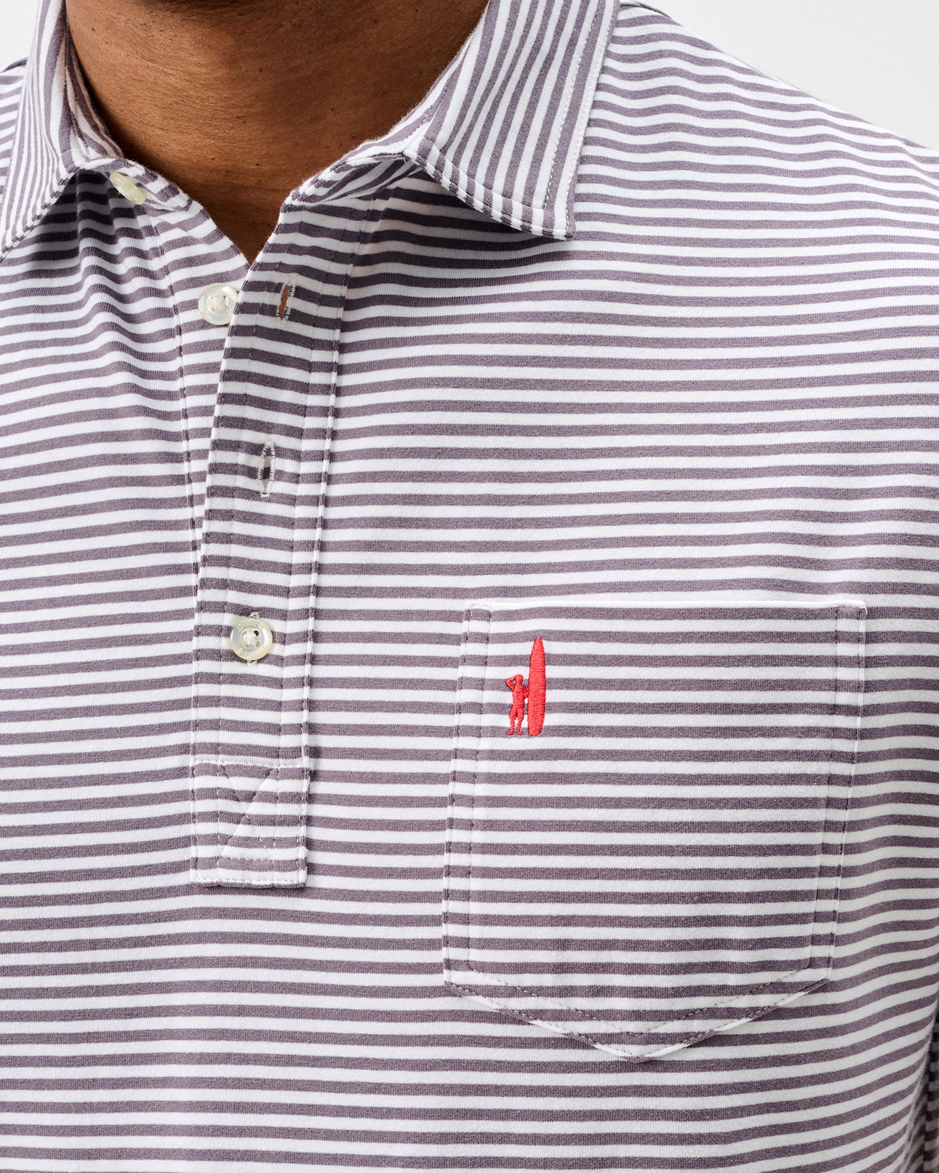 Johnnie-O Original 4-Button Polo - Jacks Stripe