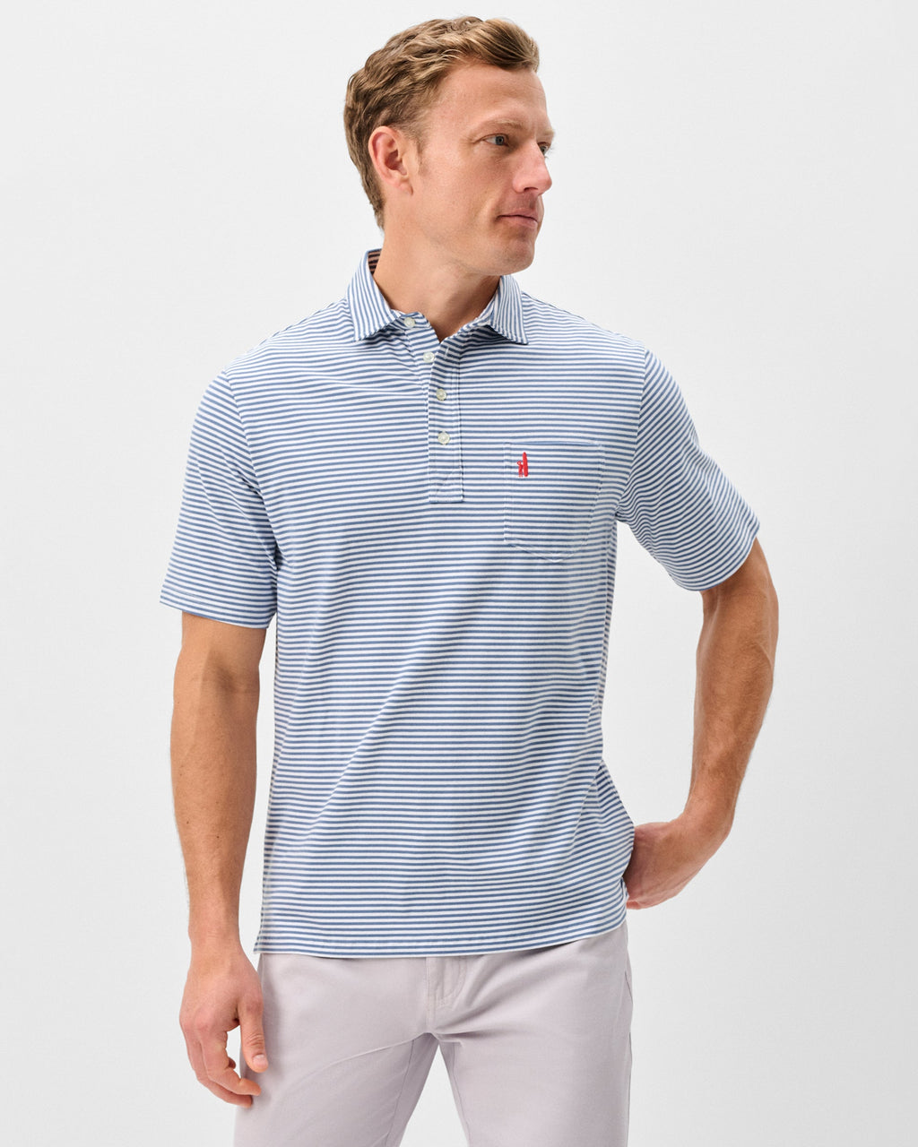 Johnnie-O Original 4-Button Polo - Jacks Stripe