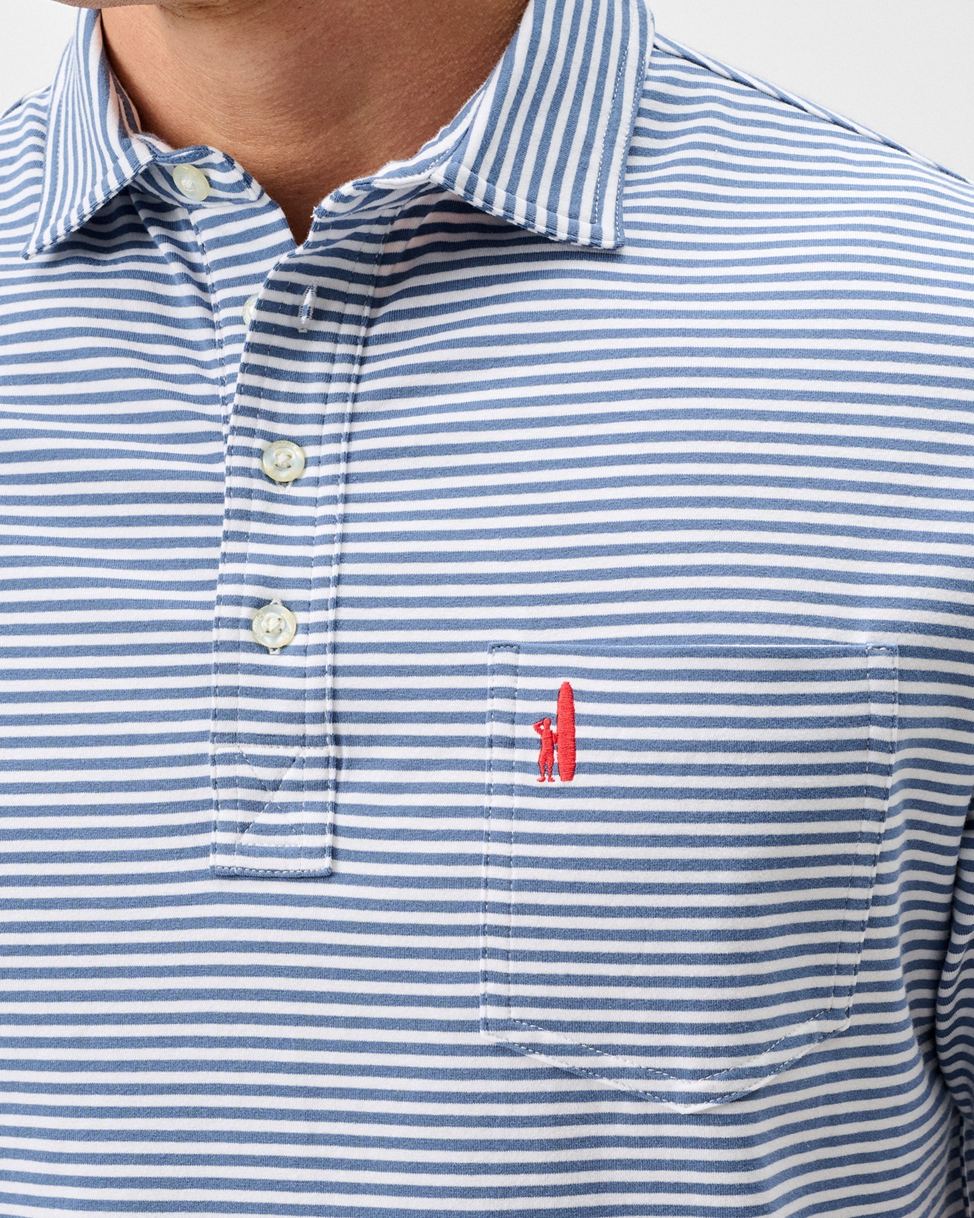 Johnnie-O Original 4-Button Polo - Jacks Stripe