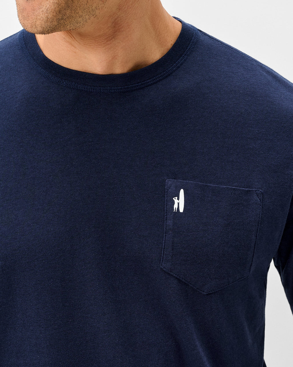 Johnnie-O Long Sleeve Pocket T-Shirt - Palm Co