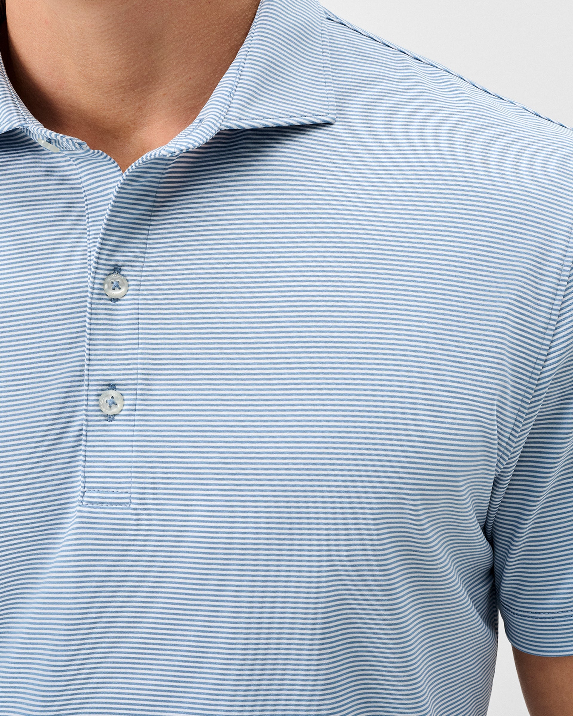 Johnnie-O Performance Jersey Polo - Lyndonn Stripe