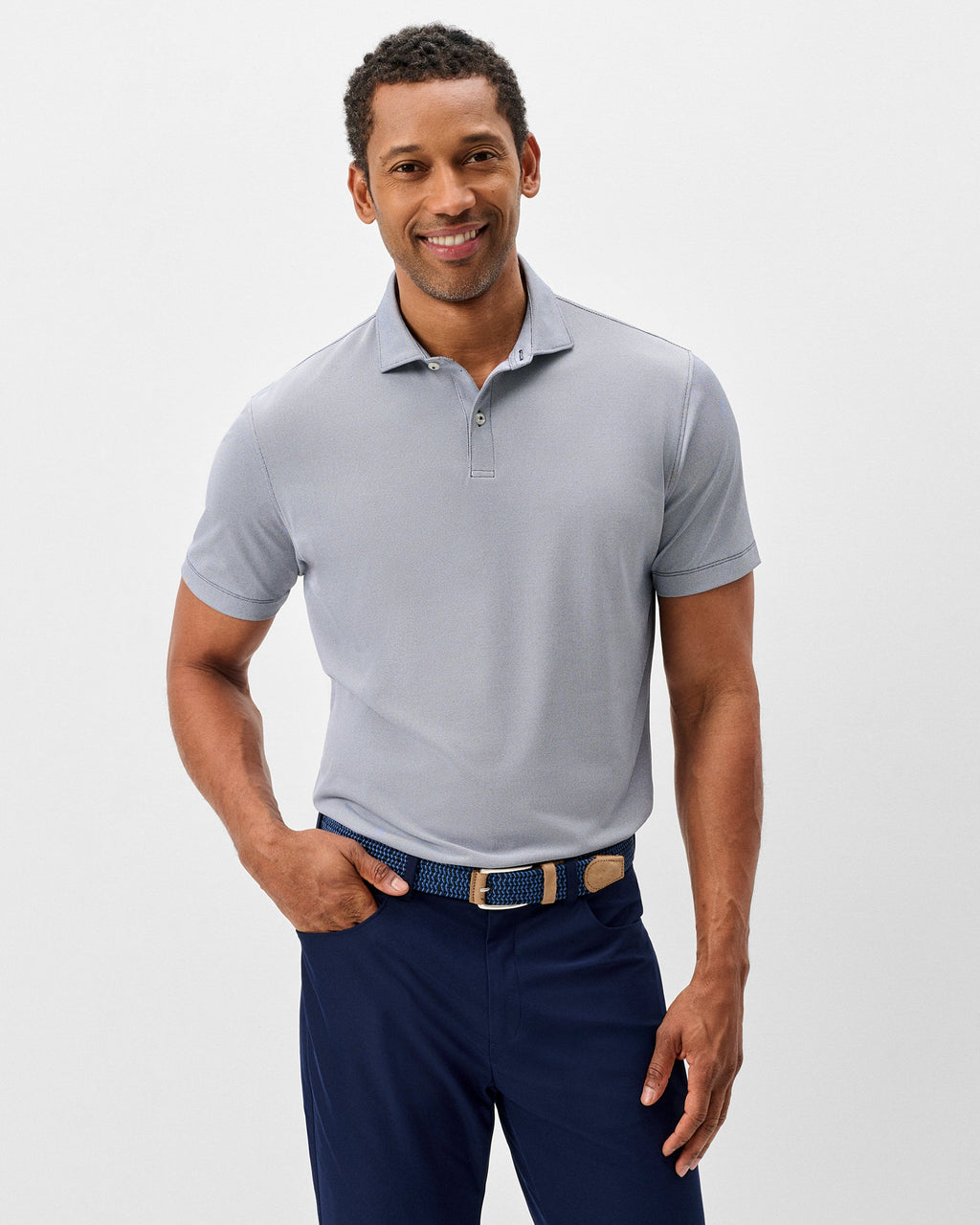 Johnnie-O Performance Mesh Polo - Solid