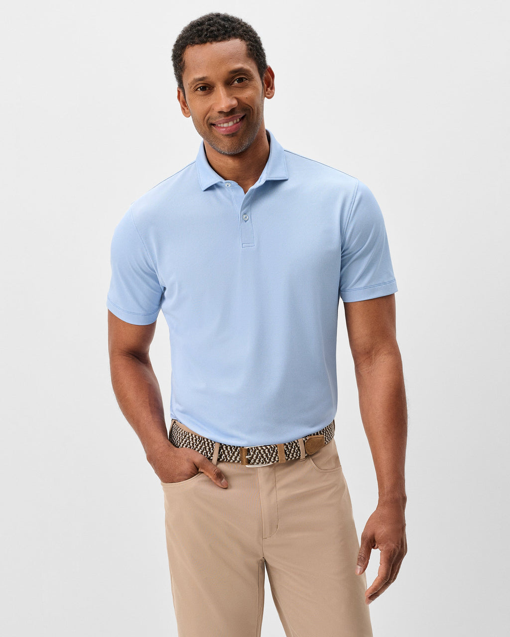 Johnnie-O Performance Mesh Polo - Solid