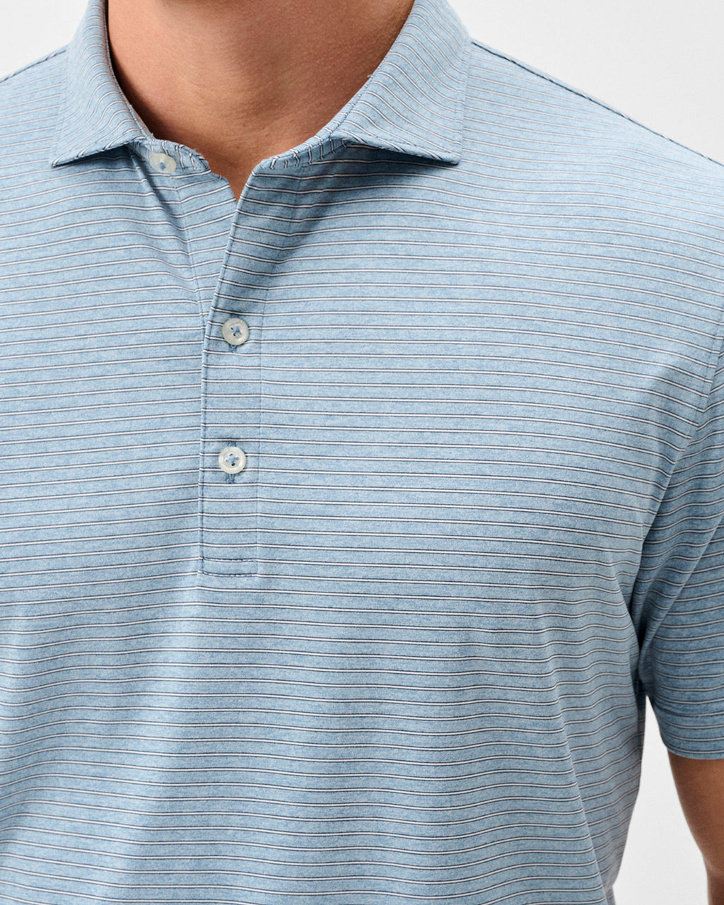 Johnnie-O Performance Jersey Polo - Michael Stripe