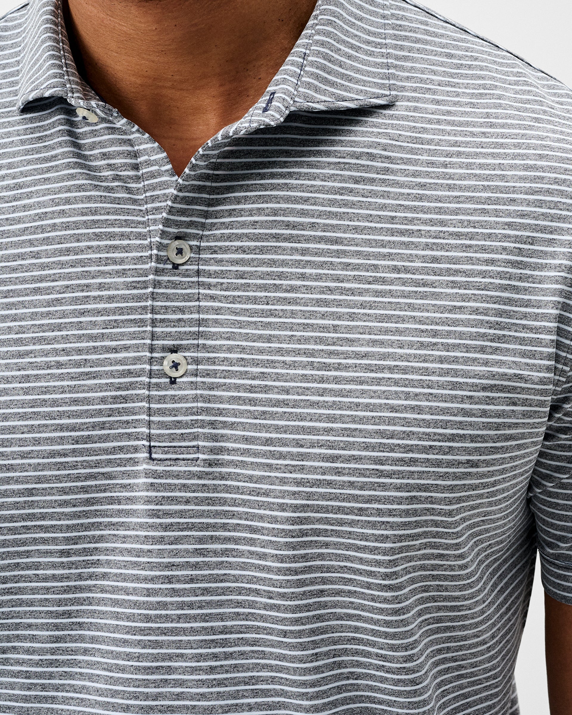 Johnnie-O Performance Jersey Polo - Michael Stripe