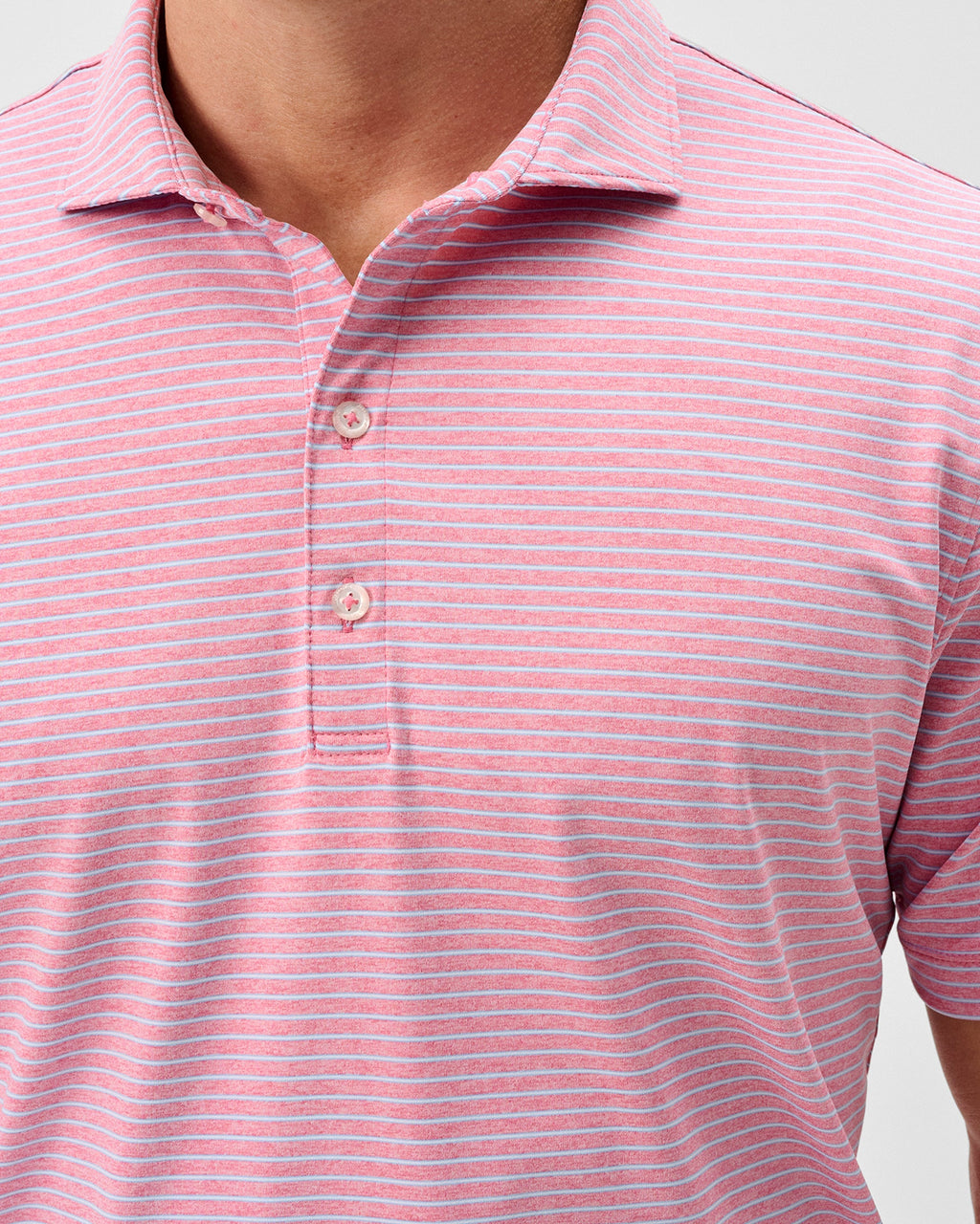 Johnnie-O Performance Jersey Polo - Michael Stripe