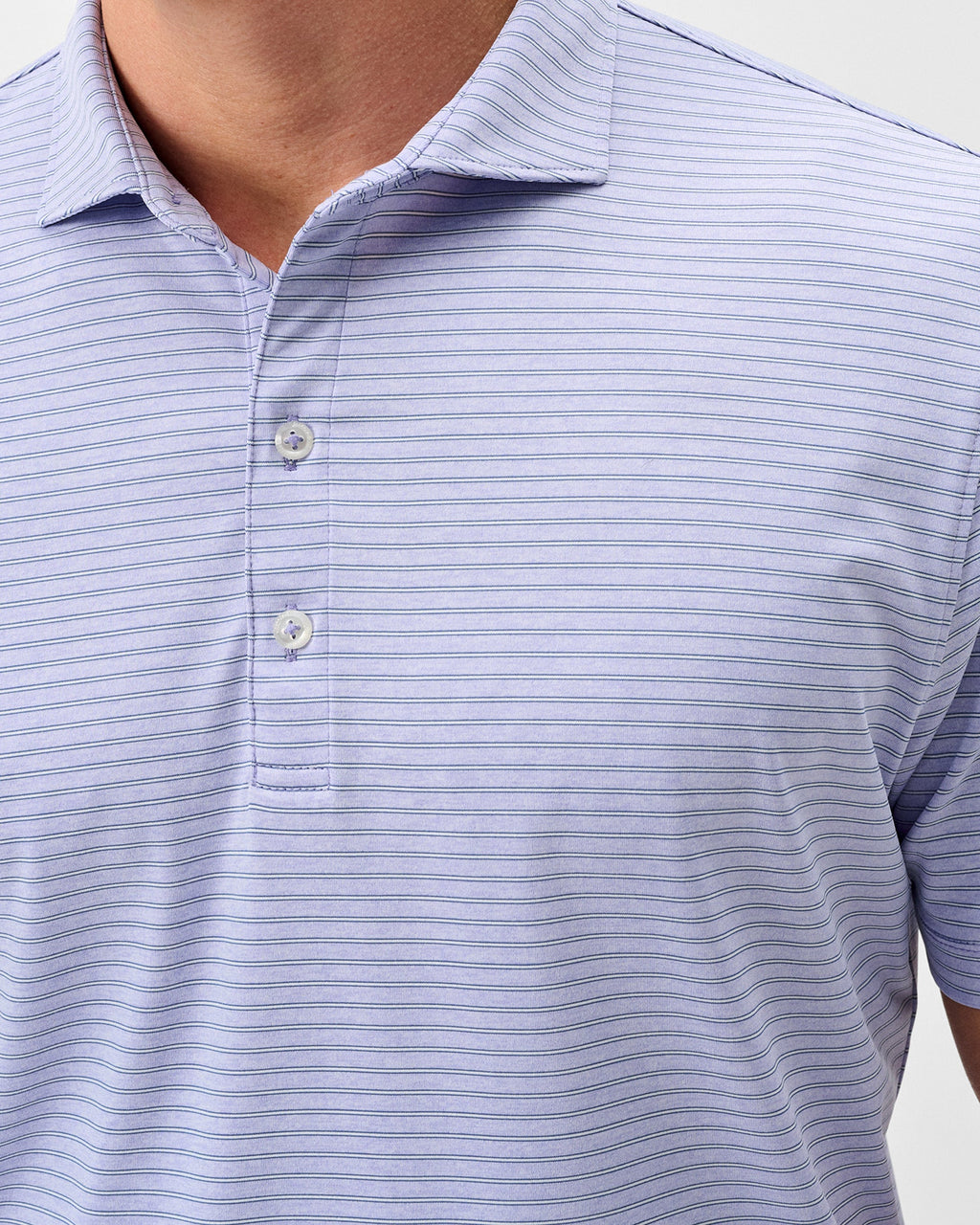Johnnie-O Performance Jersey Polo - Michael Stripe