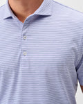 Johnnie-O Performance Jersey Polo - Michael Stripe, Viola