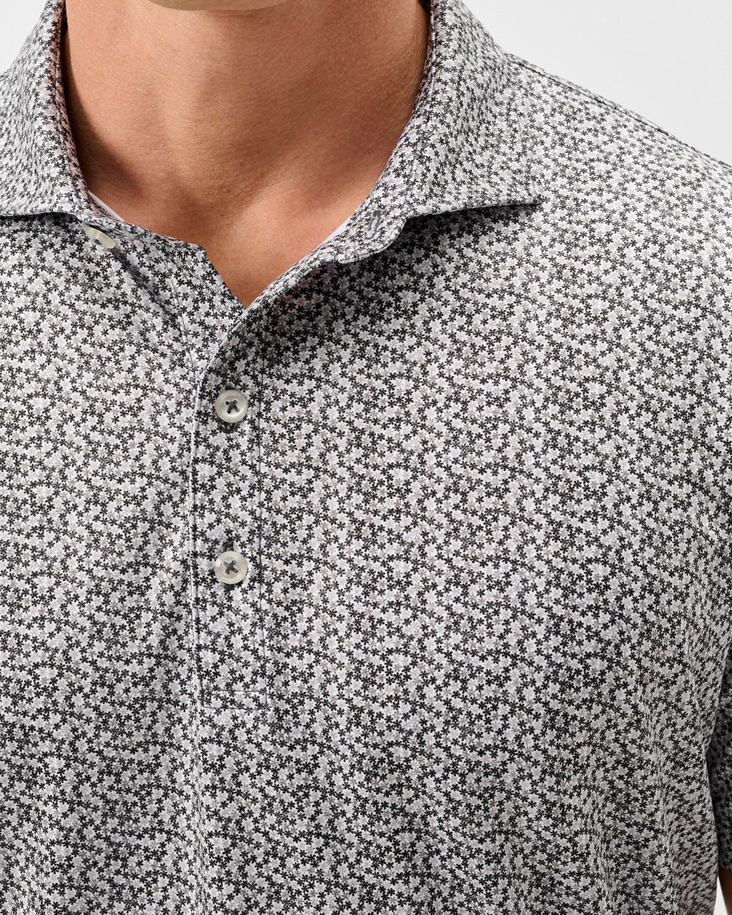 Johnnie-O Featherweight Performance Polo - Petals
