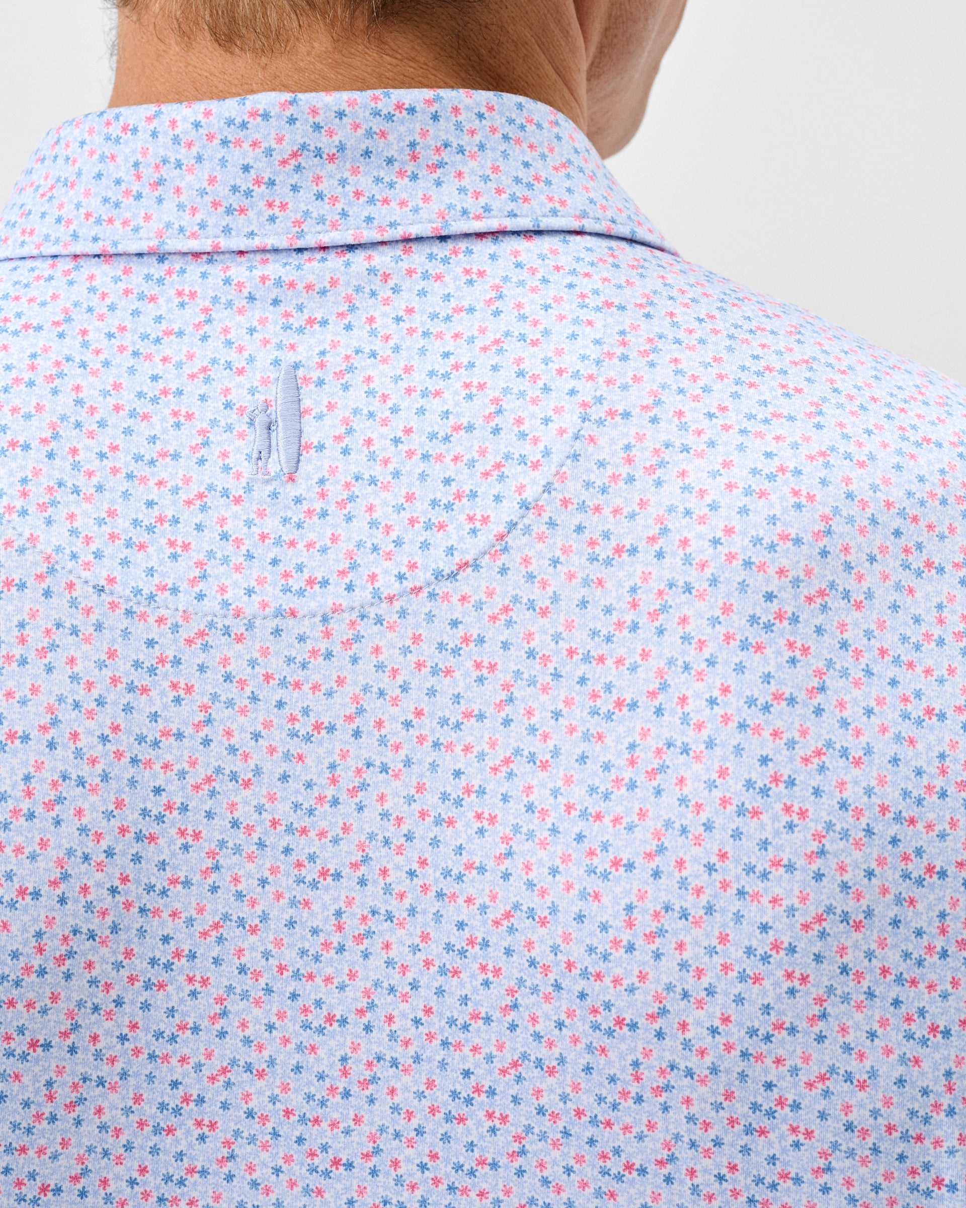Johnnie-O Featherweight Performance Polo - Petals