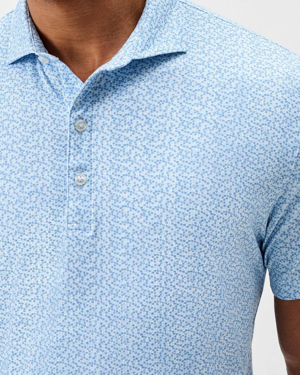 Johnnie-O Featherweight Performance Polo - Petals