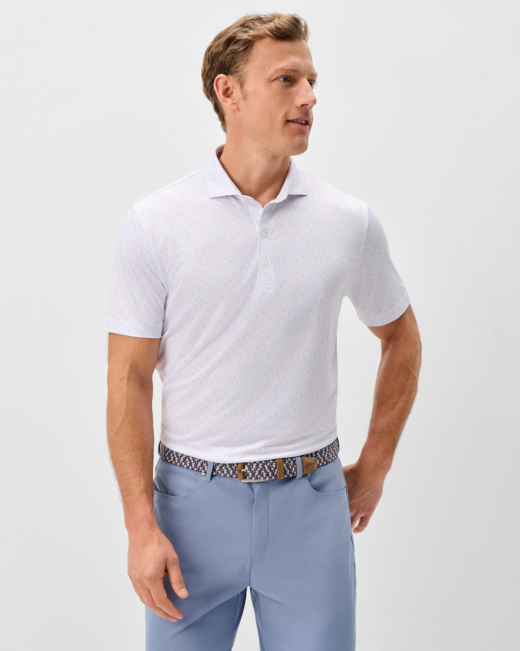 Johnnie-O Performance Jersey Polo - Pip Floral