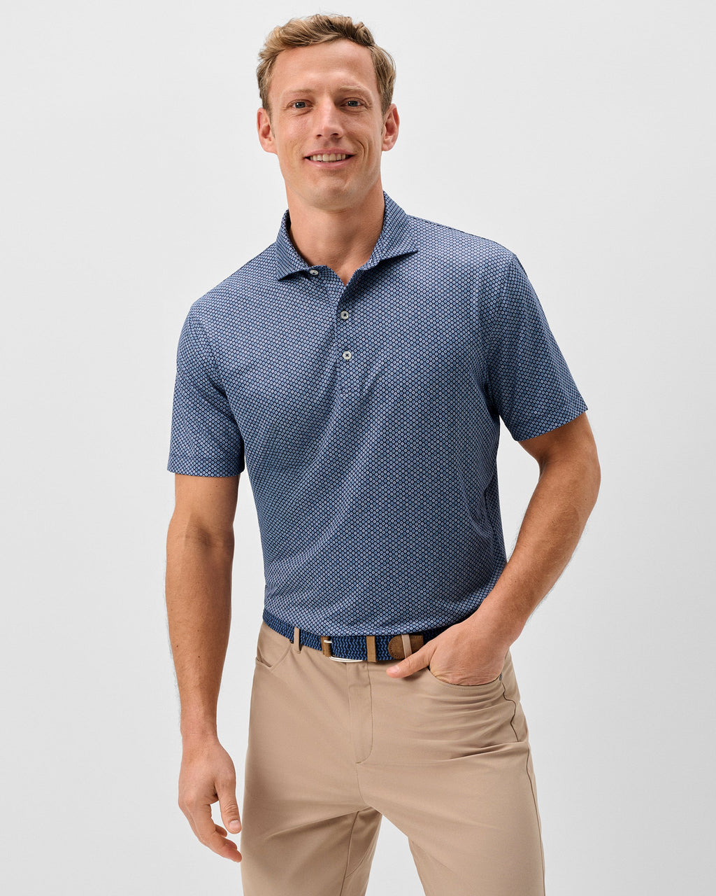 Johnnie-O Performance Jersey Polo - Pip Floral